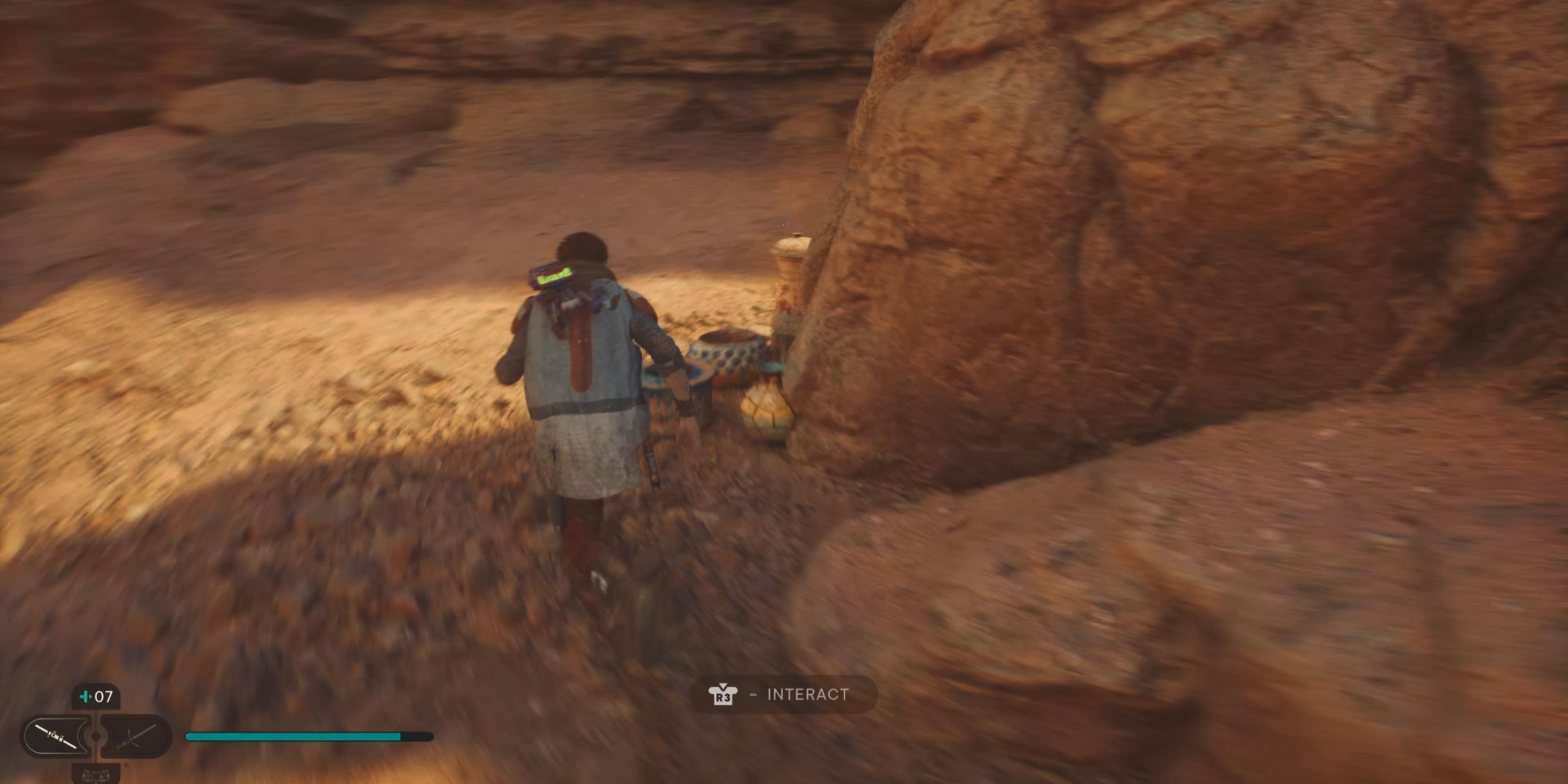 Jedha Scroll near fixed bridge