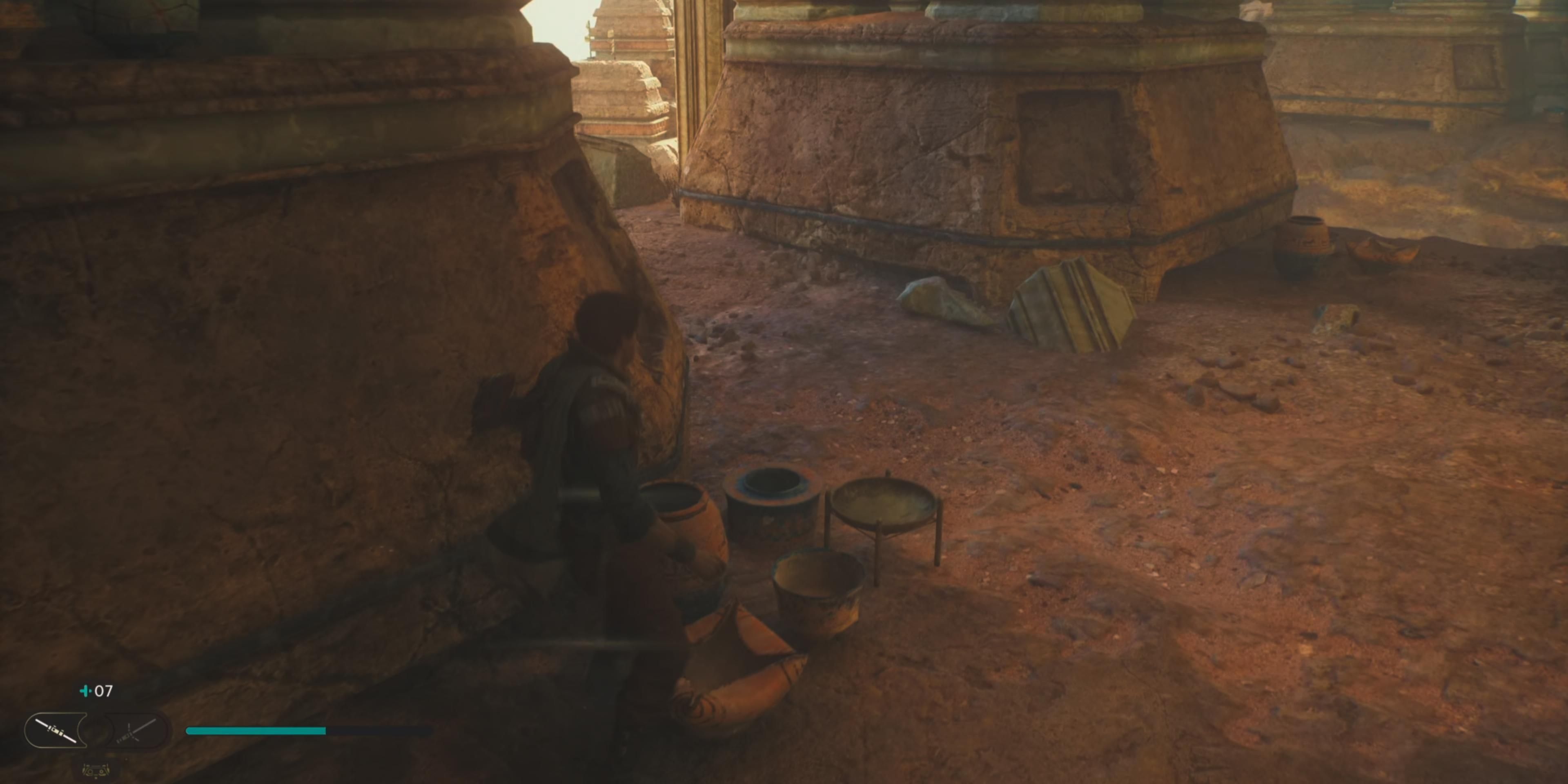 Jedha Scroll near temple