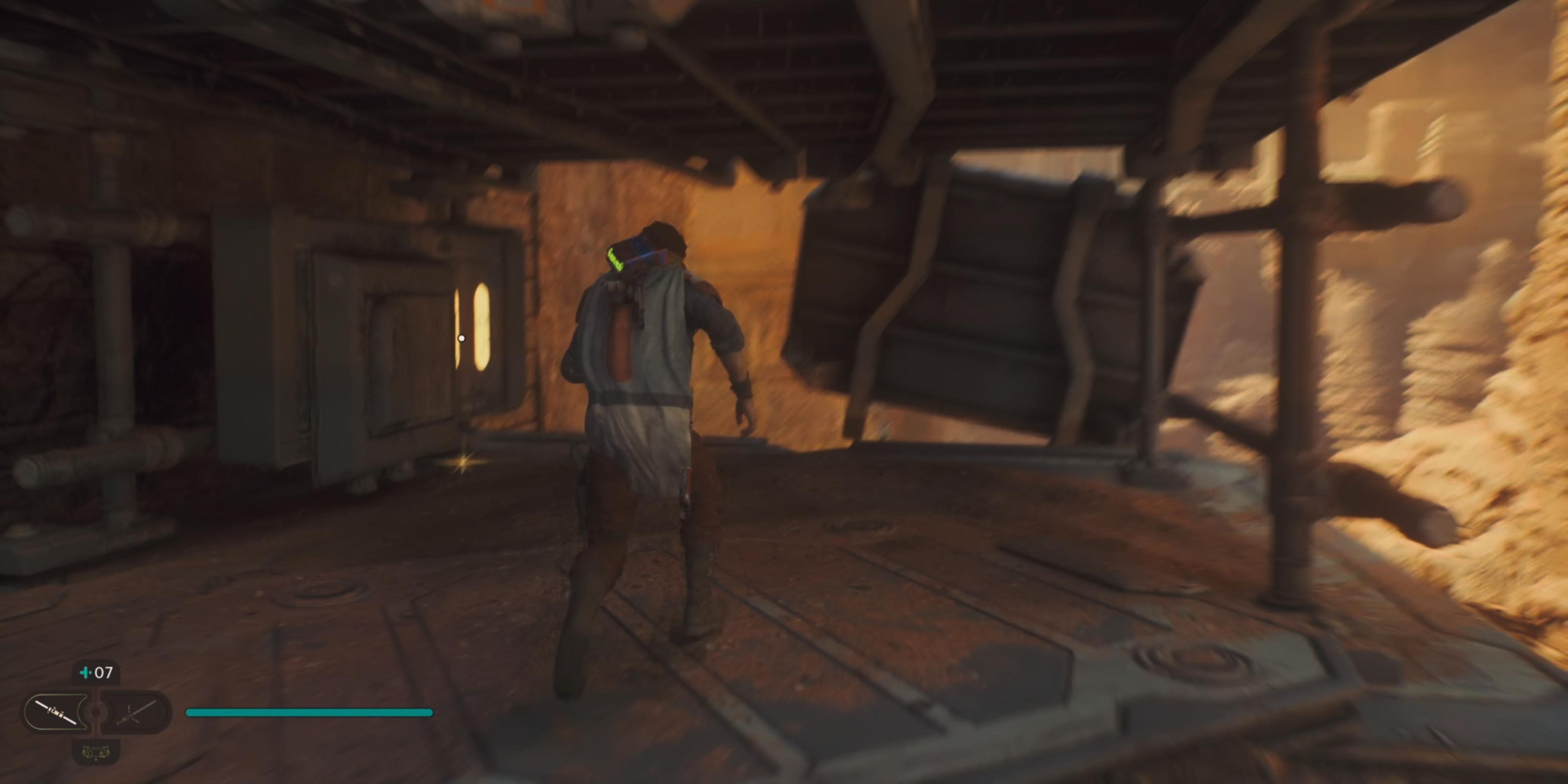 Jedha Scroll underneath platform