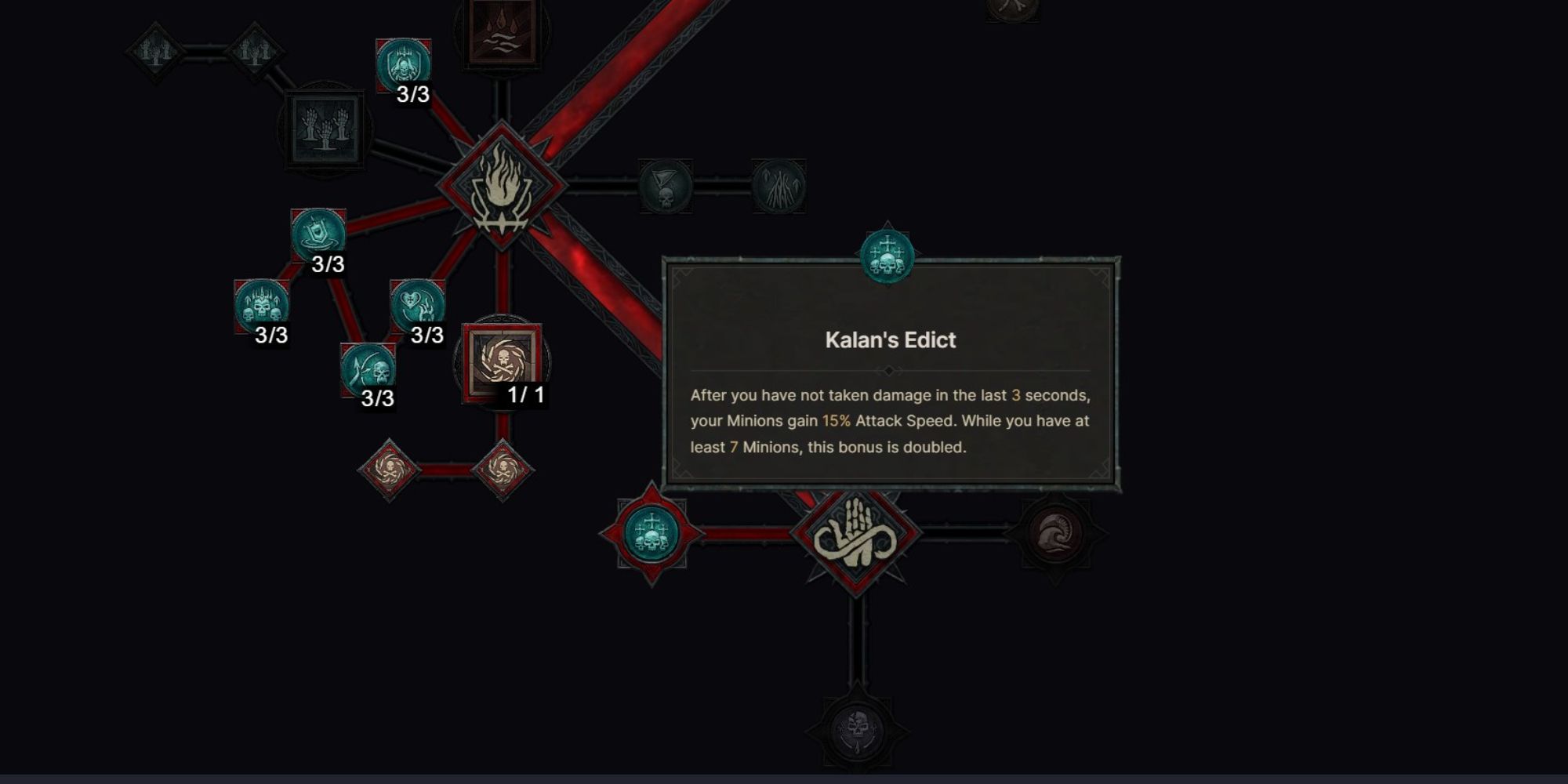 Kalan's Edict Key Passive in the Skill Tree