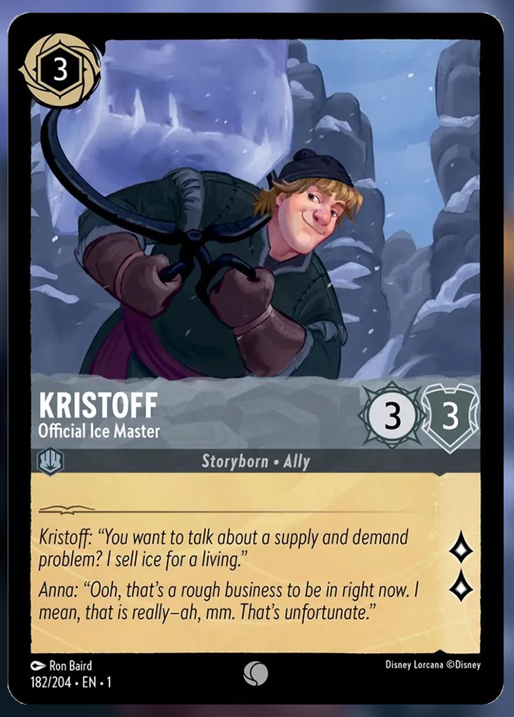 Kristoff, Official Ice Master