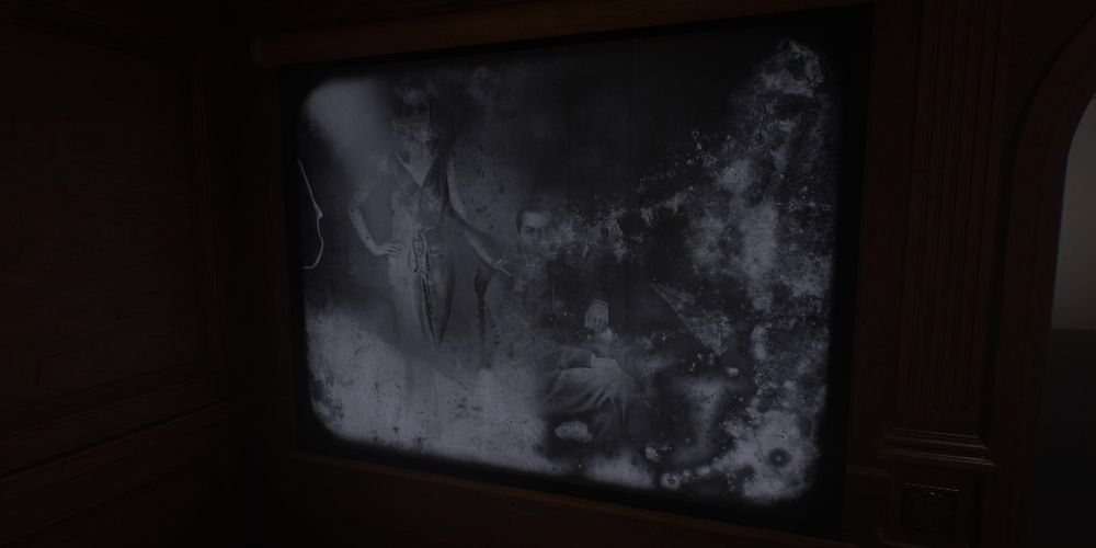 the tenth projector slide in the actor's cabin in layers of fear 2023