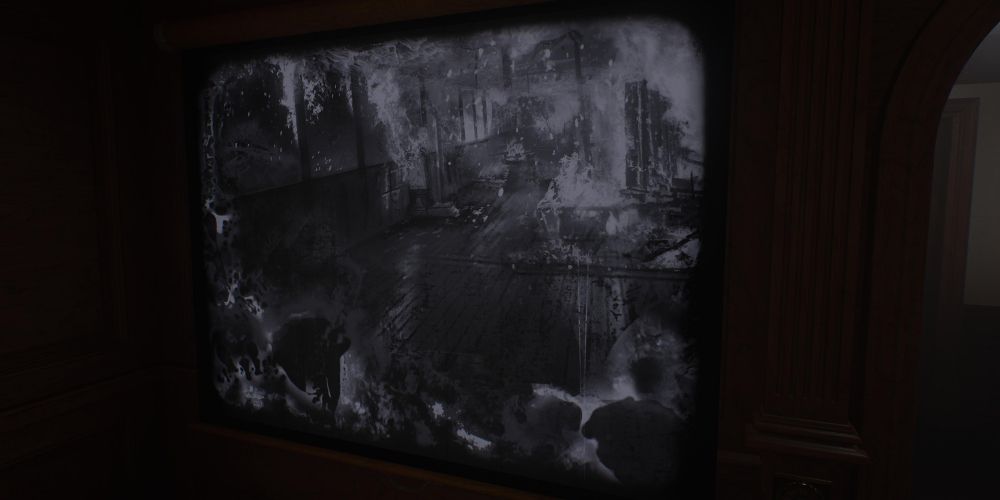 the first projector slide in the actor's cabin in layers of fear 2023