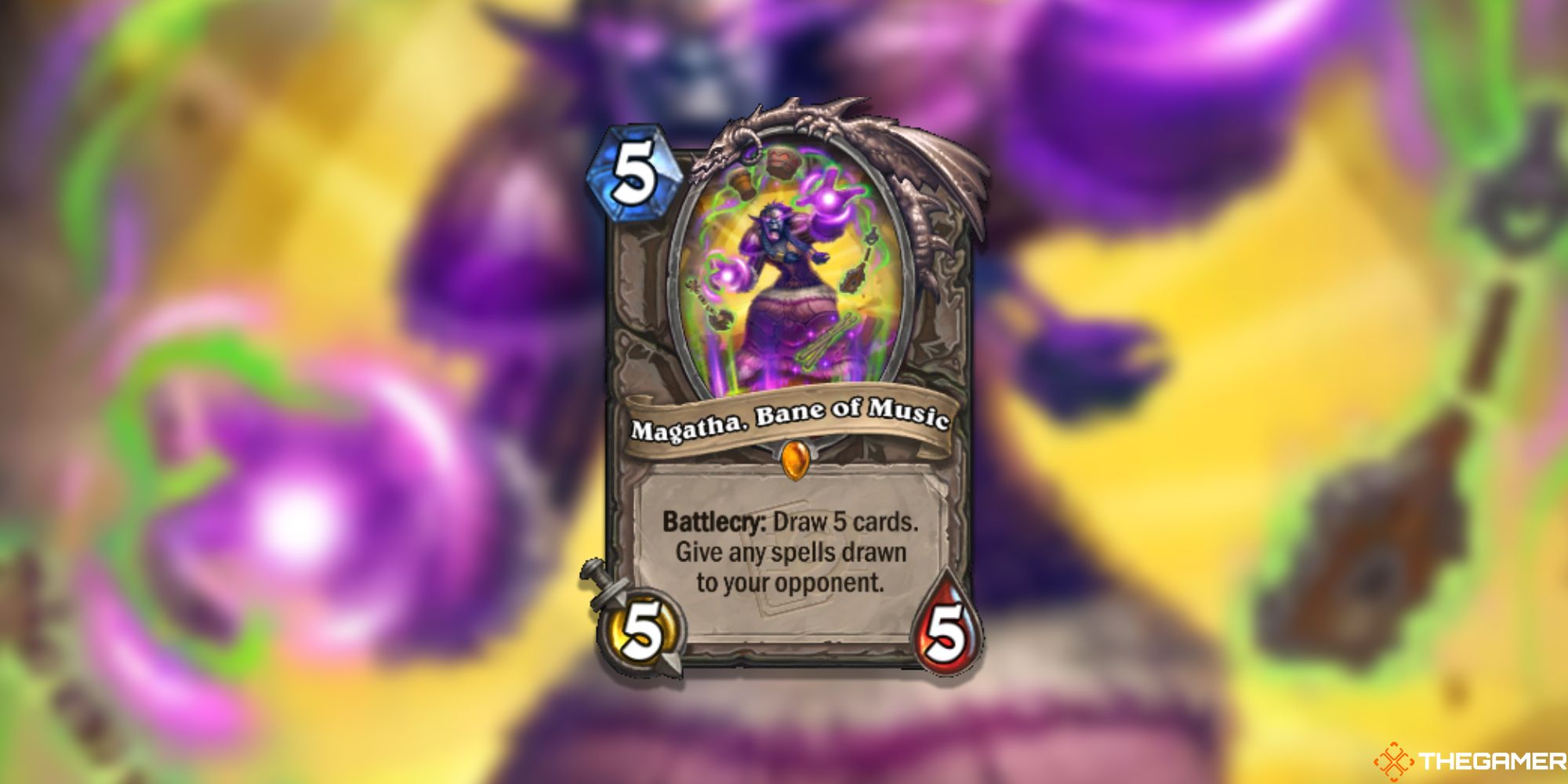 Magatha, Bane of Music Hearthstone Card