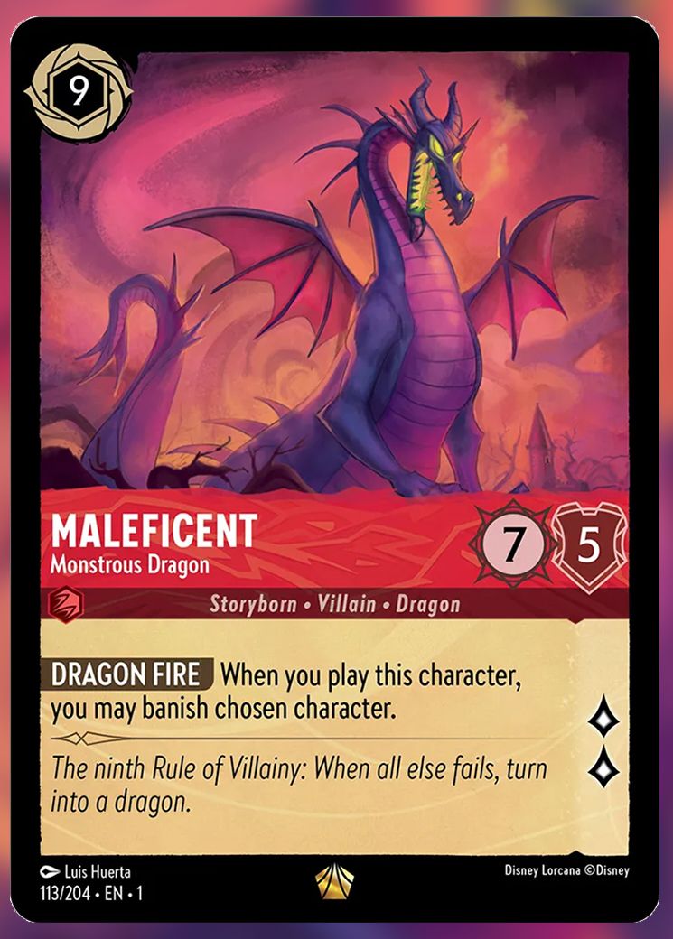 Maleficent, Monstrous Dragon