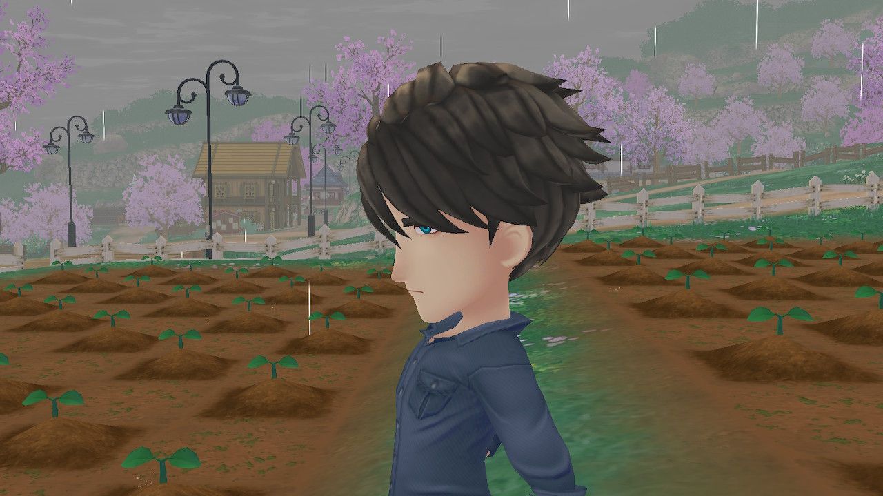 matthew at vesta's farm in the rain story of seasons a wonderful life