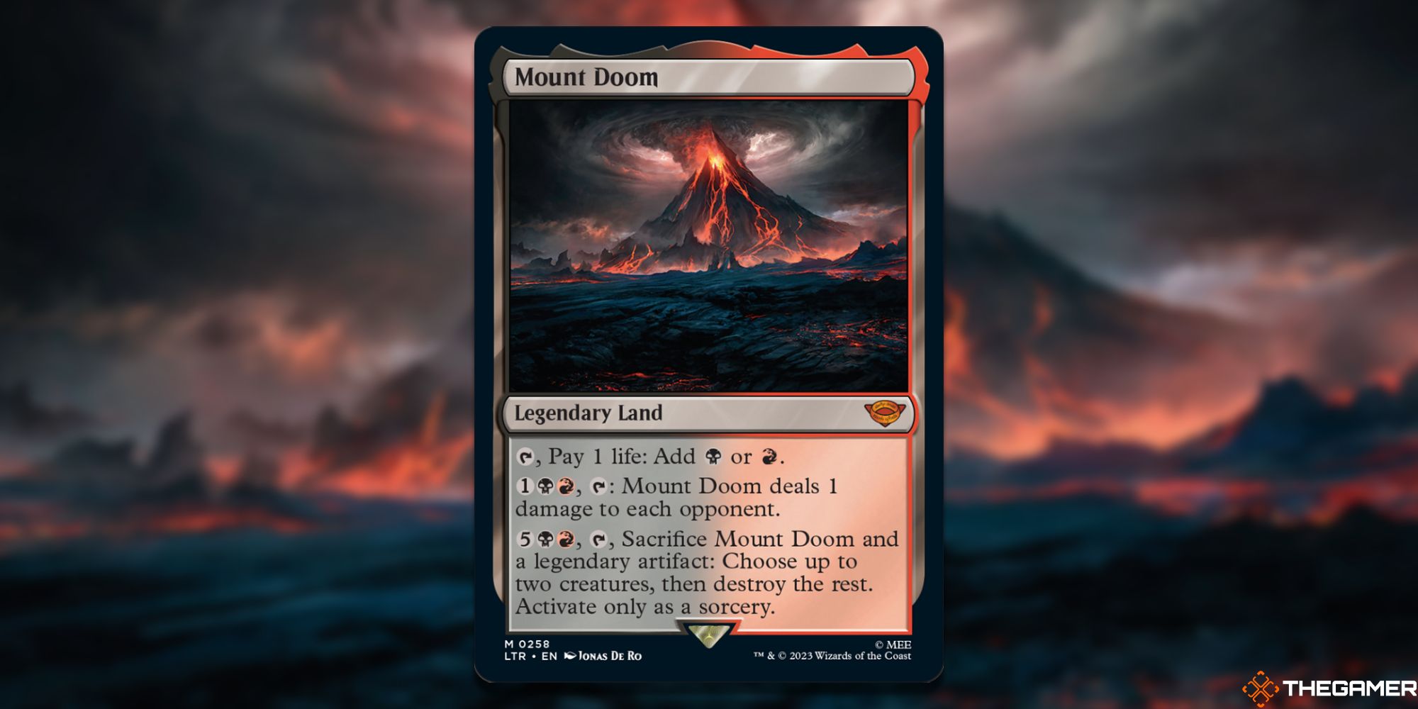 MTG: Mount Doom card