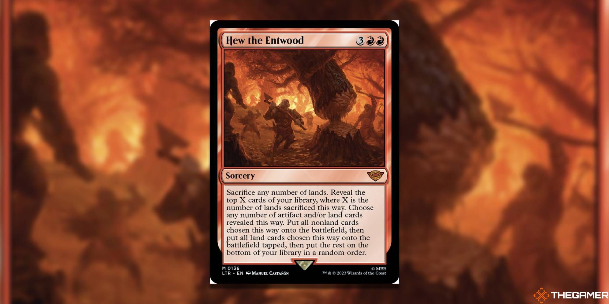 MTG Hew the Entwood