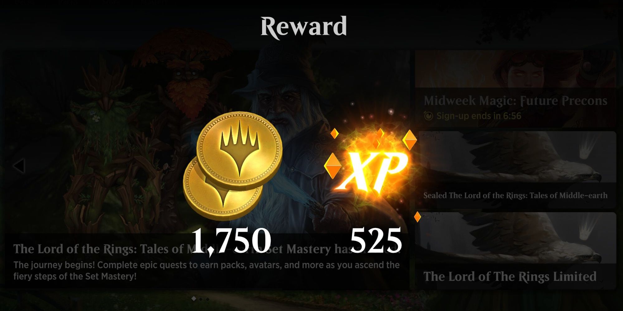 MTG - Lord of the Rings Tales of Middle-earth Rewards