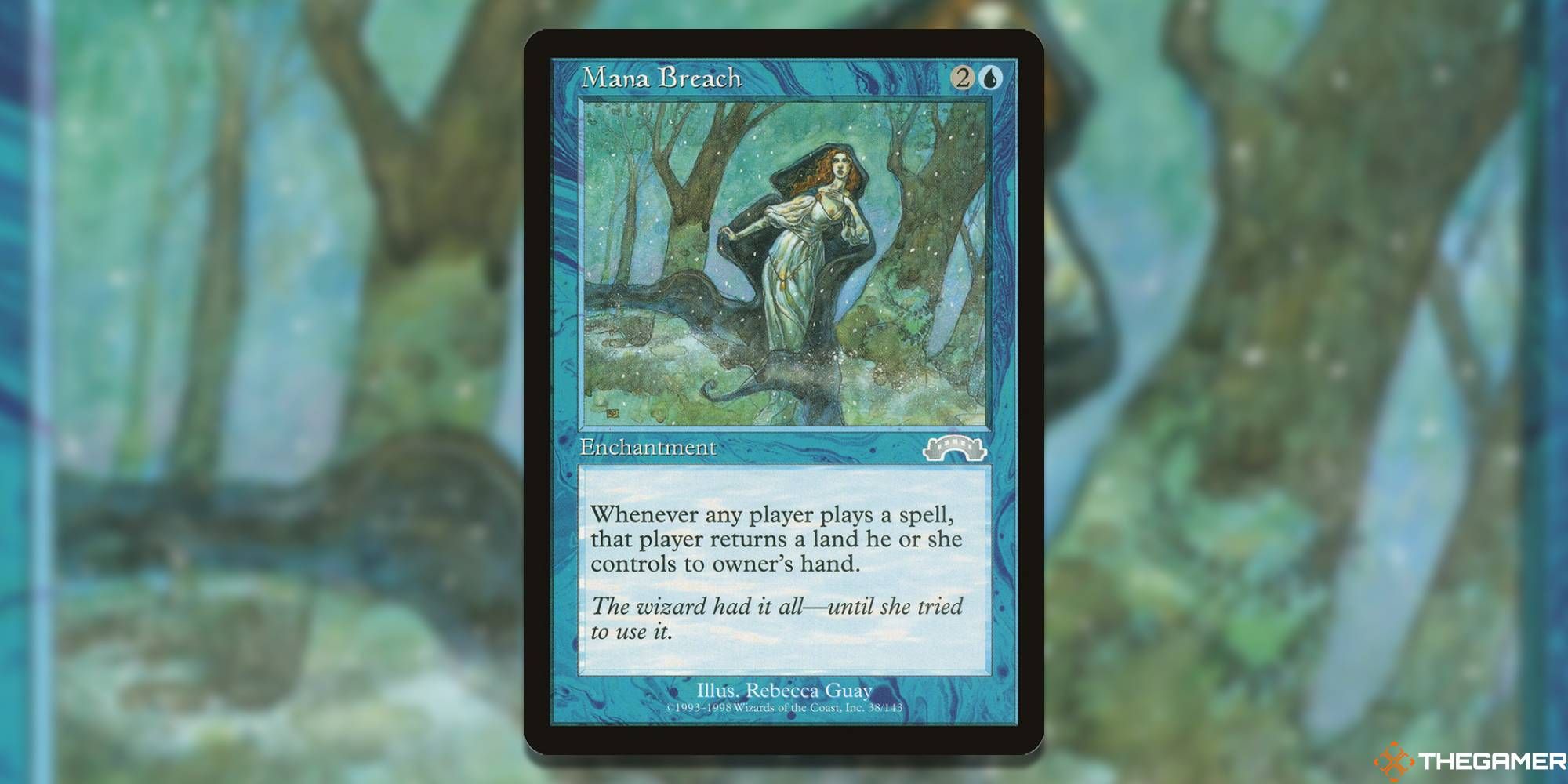 MTG Mana Breach card and art background