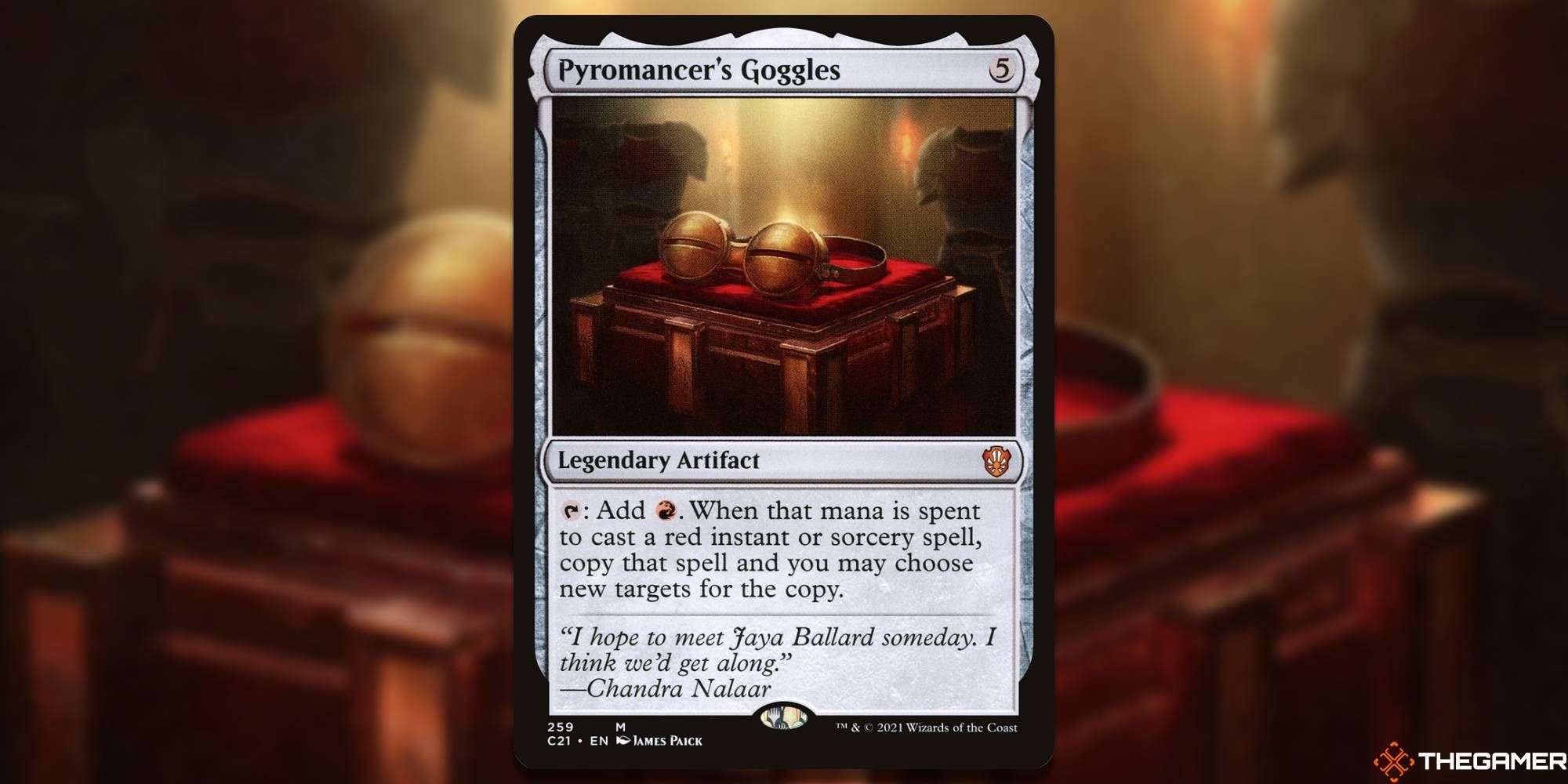 MTG - Pyromancer's Goggles