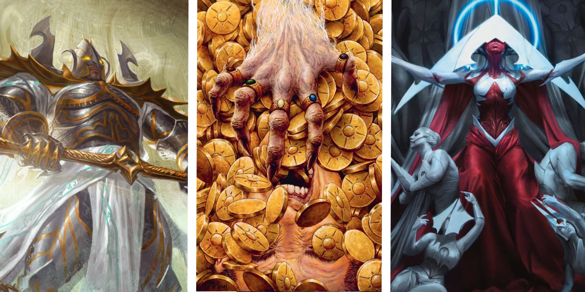 MTG Saltiest White Cards feature Grand Abolisher Smothering Tithe, and Elesh Norn.=