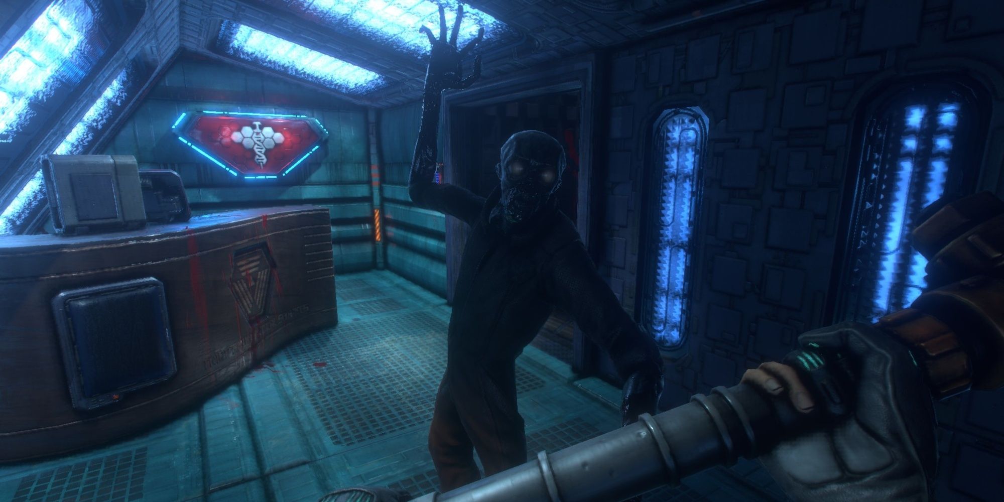 System Shock: Mutant Created By Shodan Attacking The Hacker