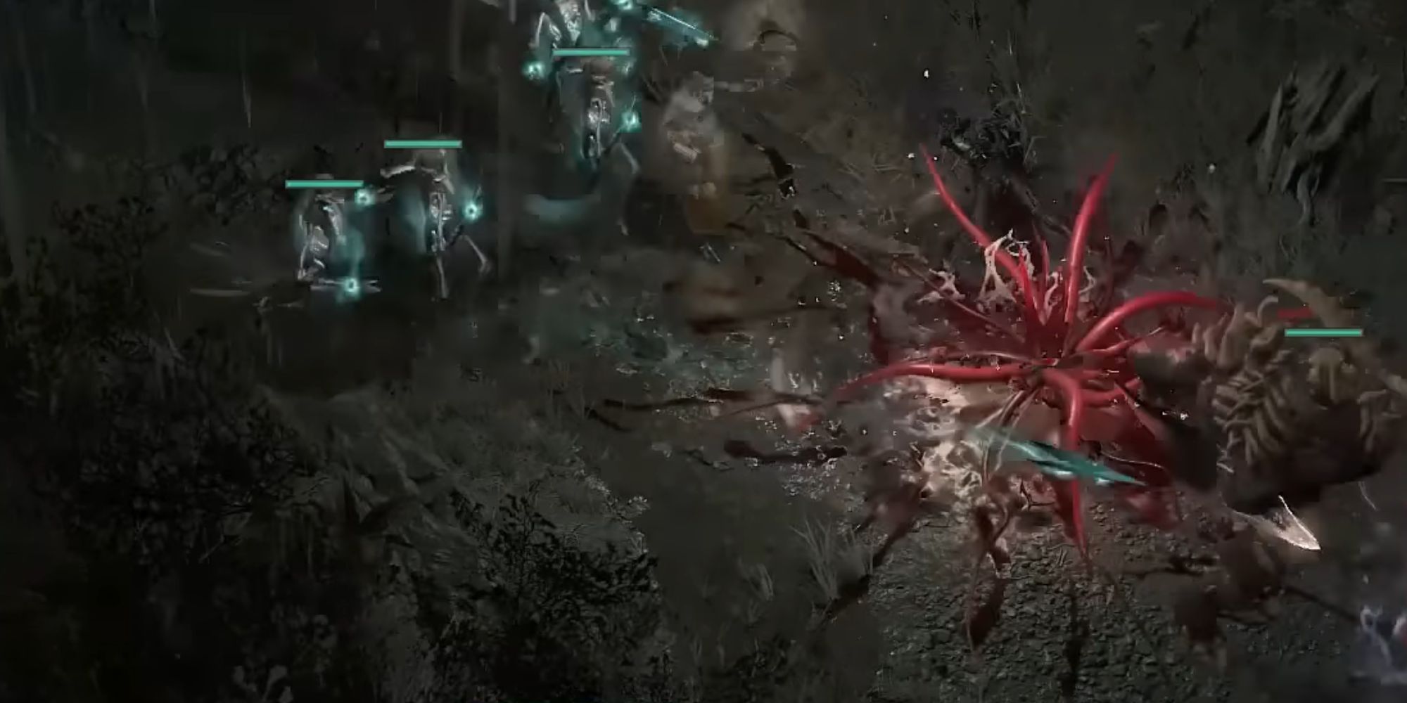 Corpse Tendrils skill from Diablo 4.