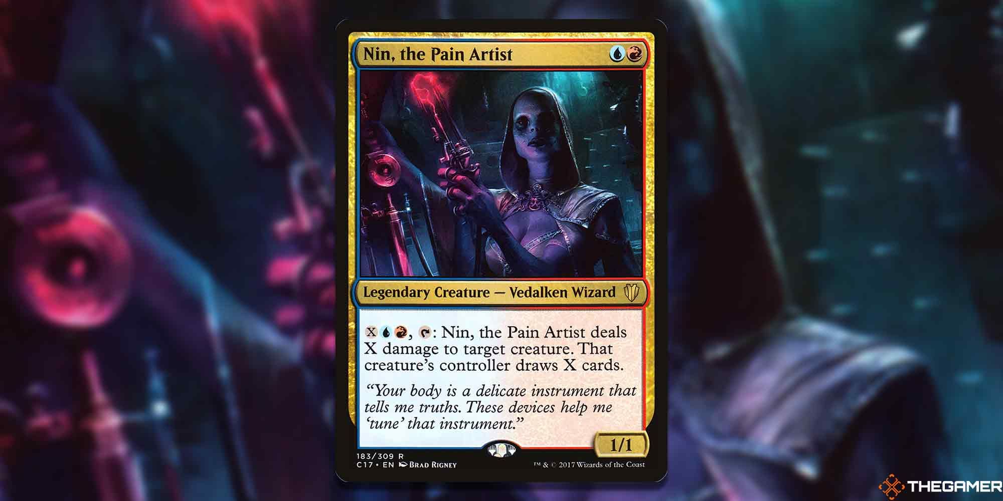 nin, the pain artist card from mtg