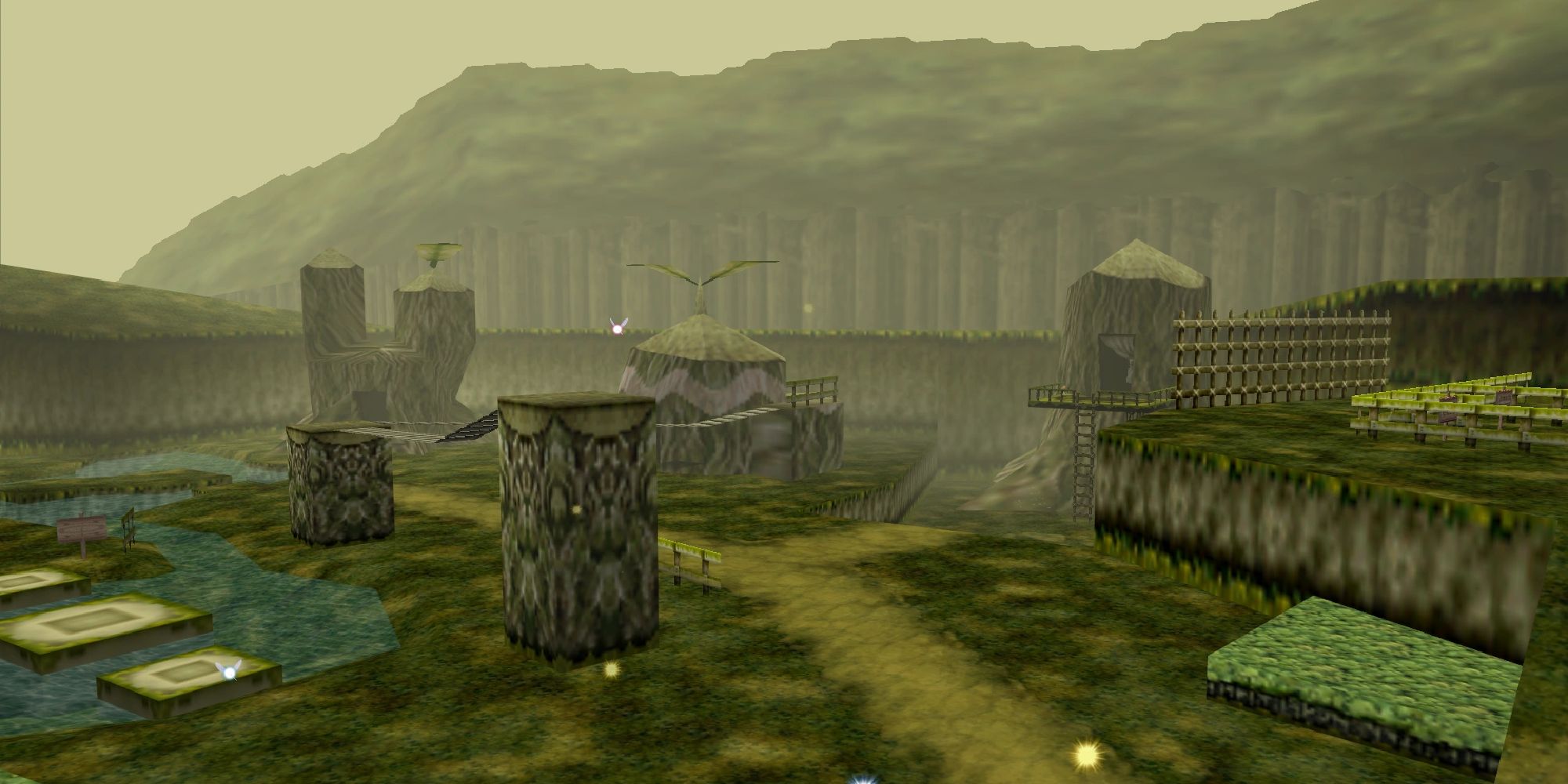 ocarina of time kokiri forest zoomed out