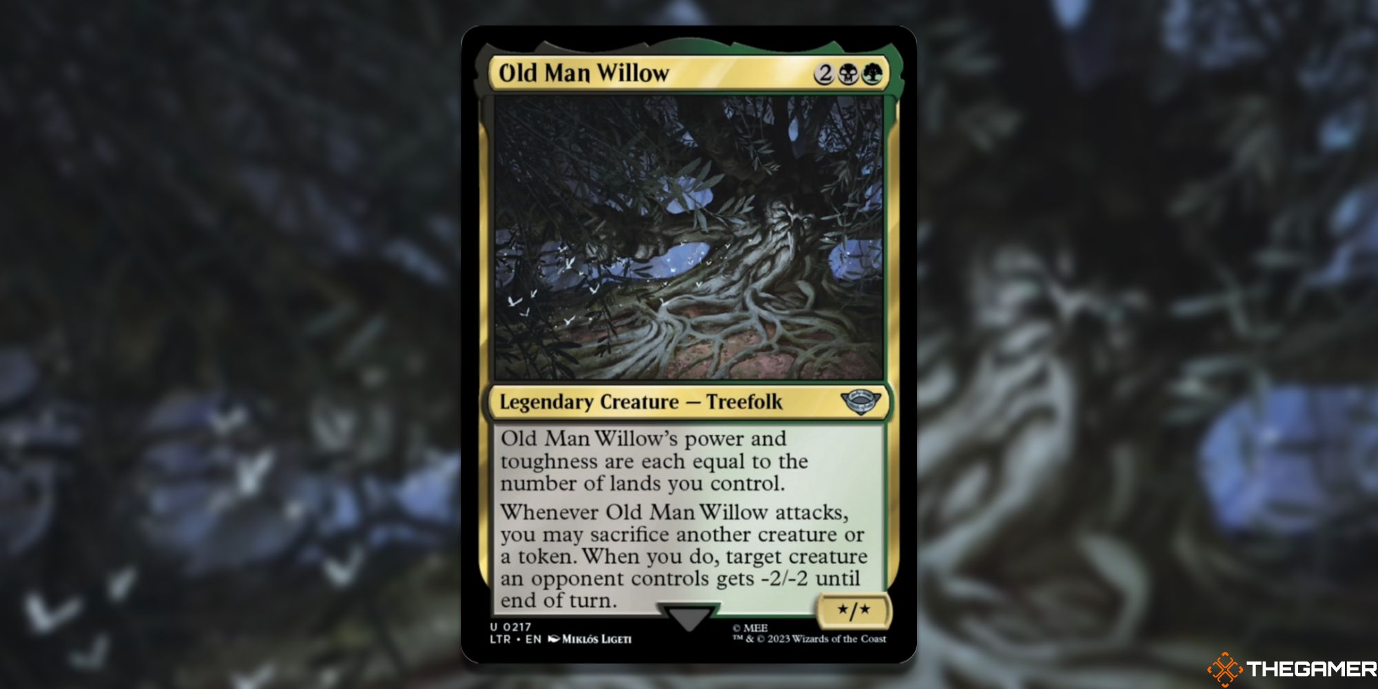 MTG: Old Man Willow card