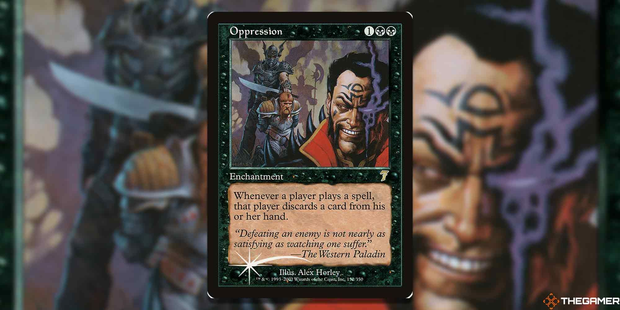 Oppression Magic: The Gathering card