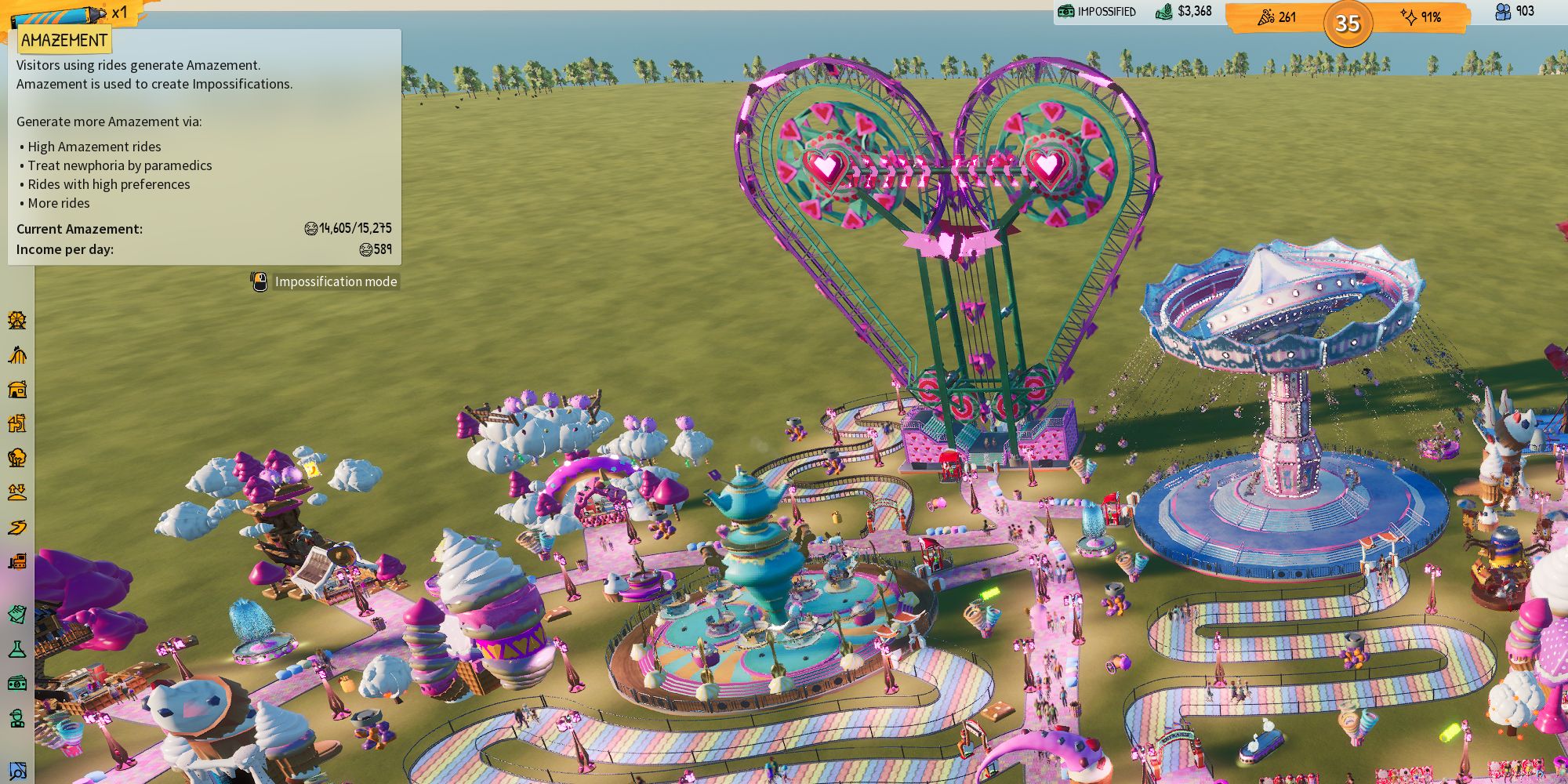 Park Beyond Amazement generator in Candyland
