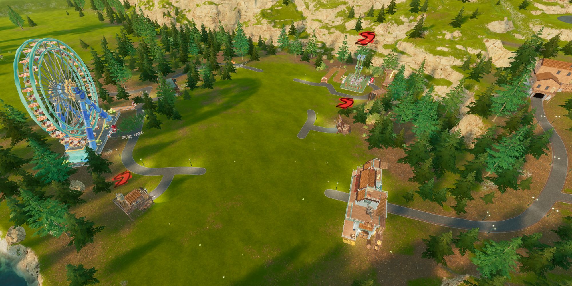 Park beyond Cloudstormer Map No Directions
