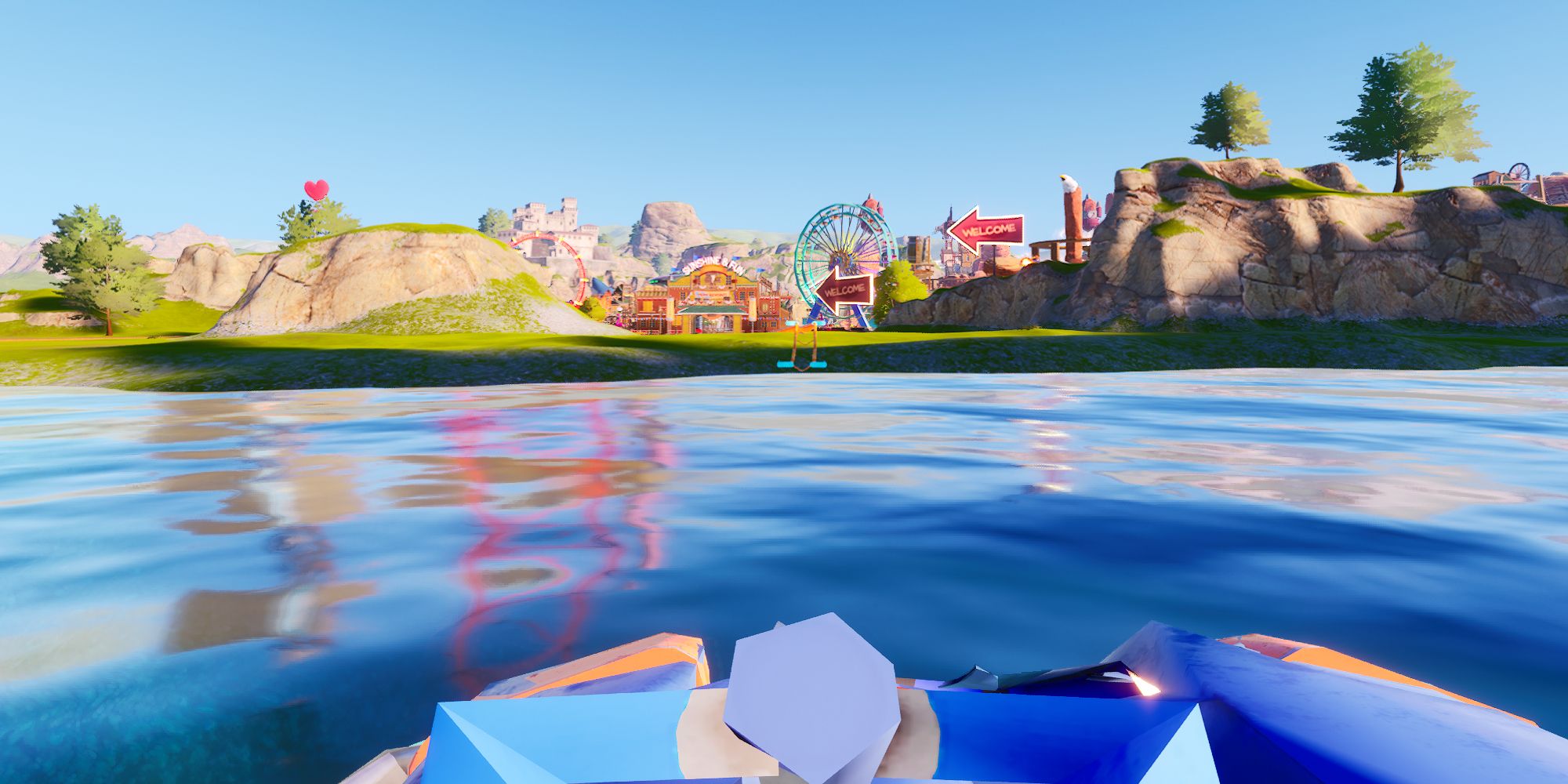 Park beyond Off Rail Coaster POV