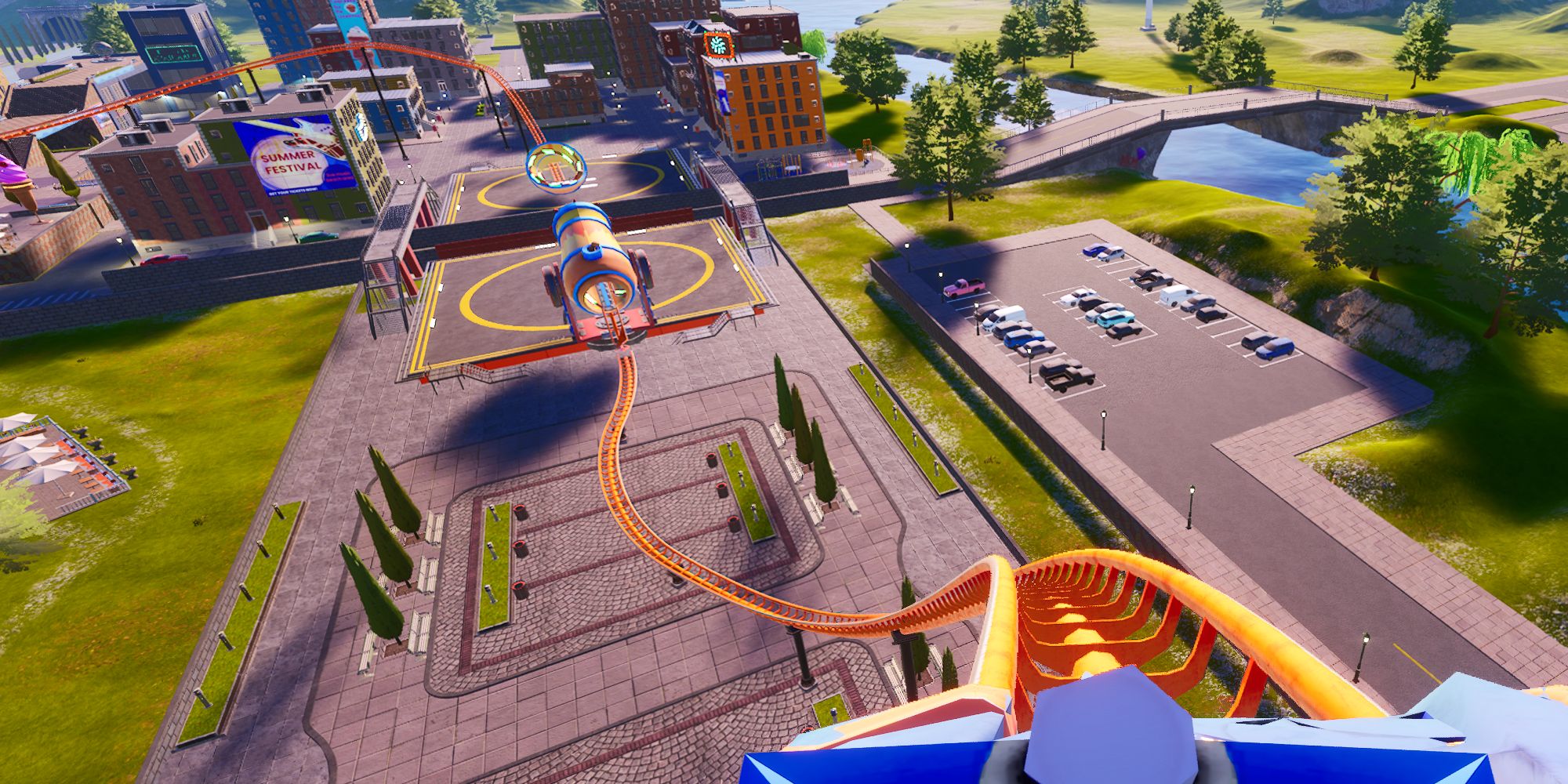 Park beyond riding towards canon module in ambitious beginnings-1