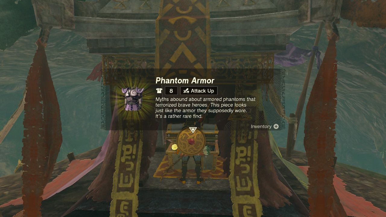 phantom armor location totk tamio river downstream cave tears of the kingdom
