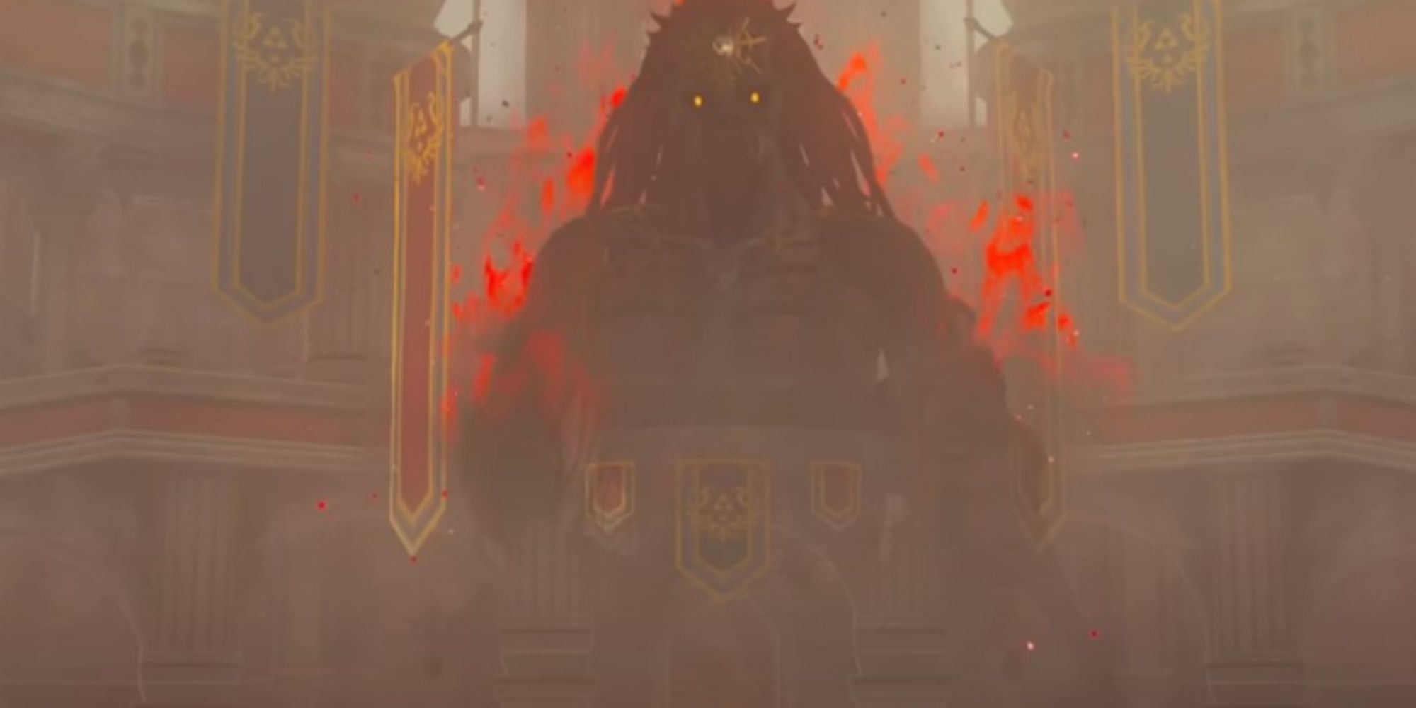 Phantom Ganon appears in Hyrule Castle in Tears of the Kingdom