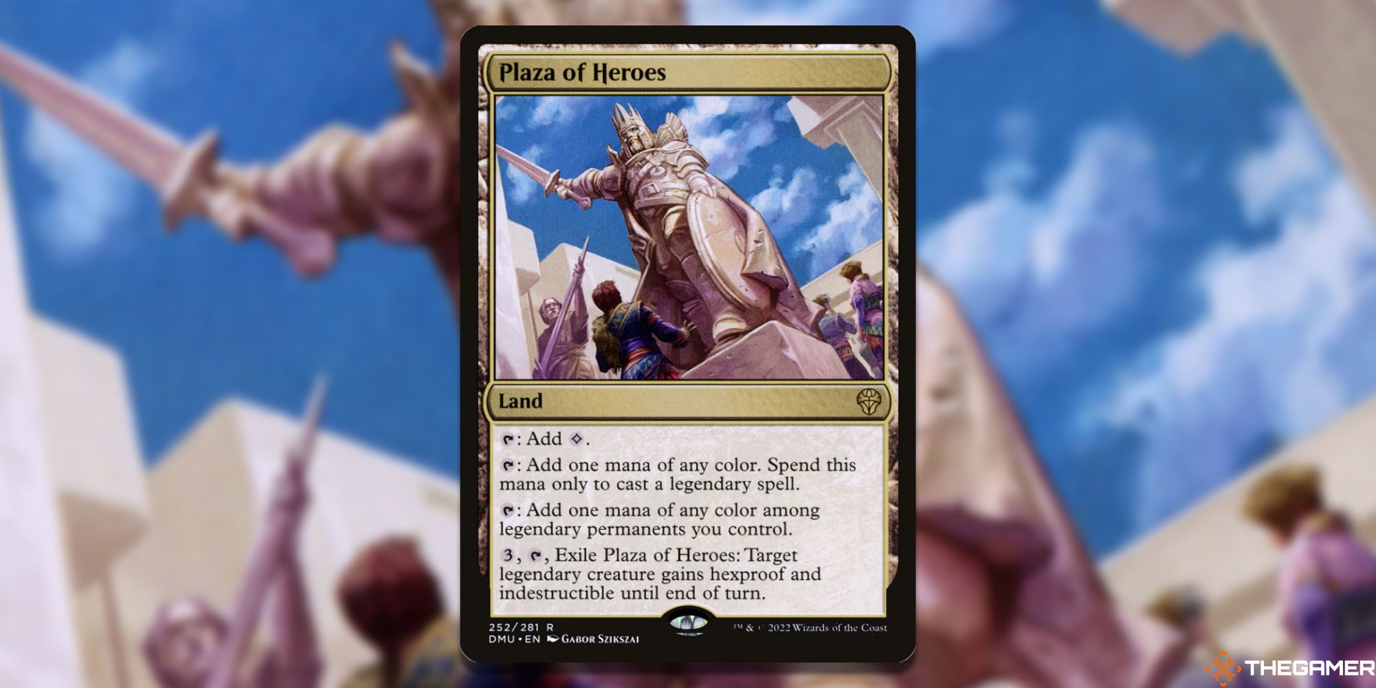 MTG: Plaza of Heroes card