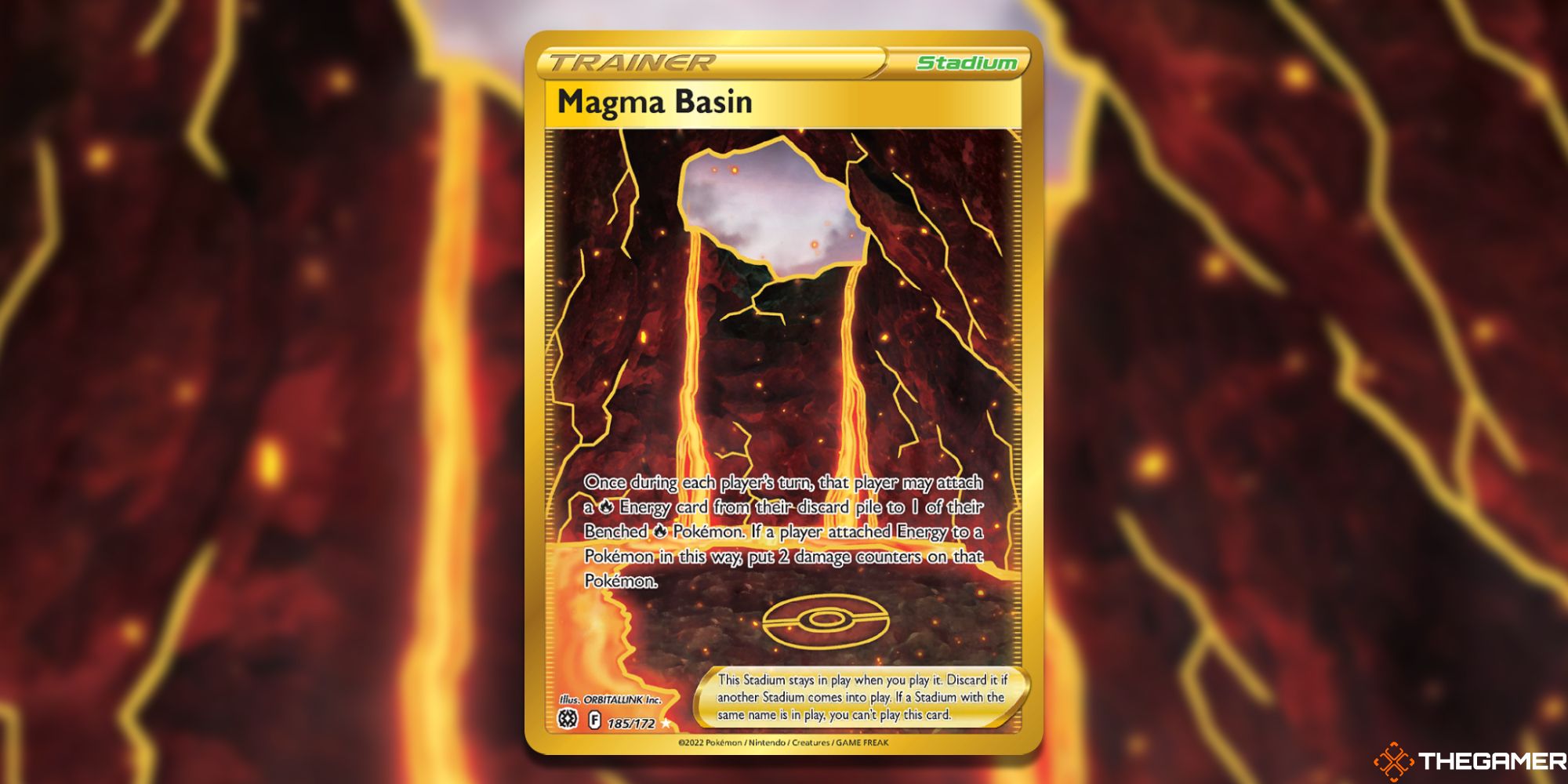 Pokemon TCG Magma Basin Card