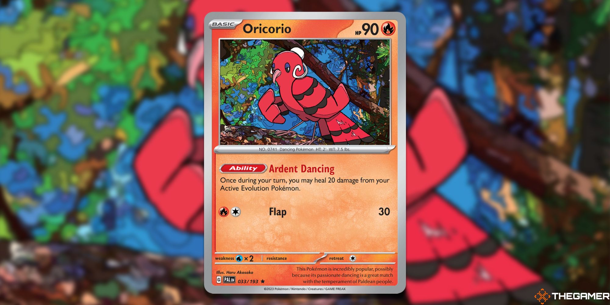 Pokemon TCG Oricorio Card