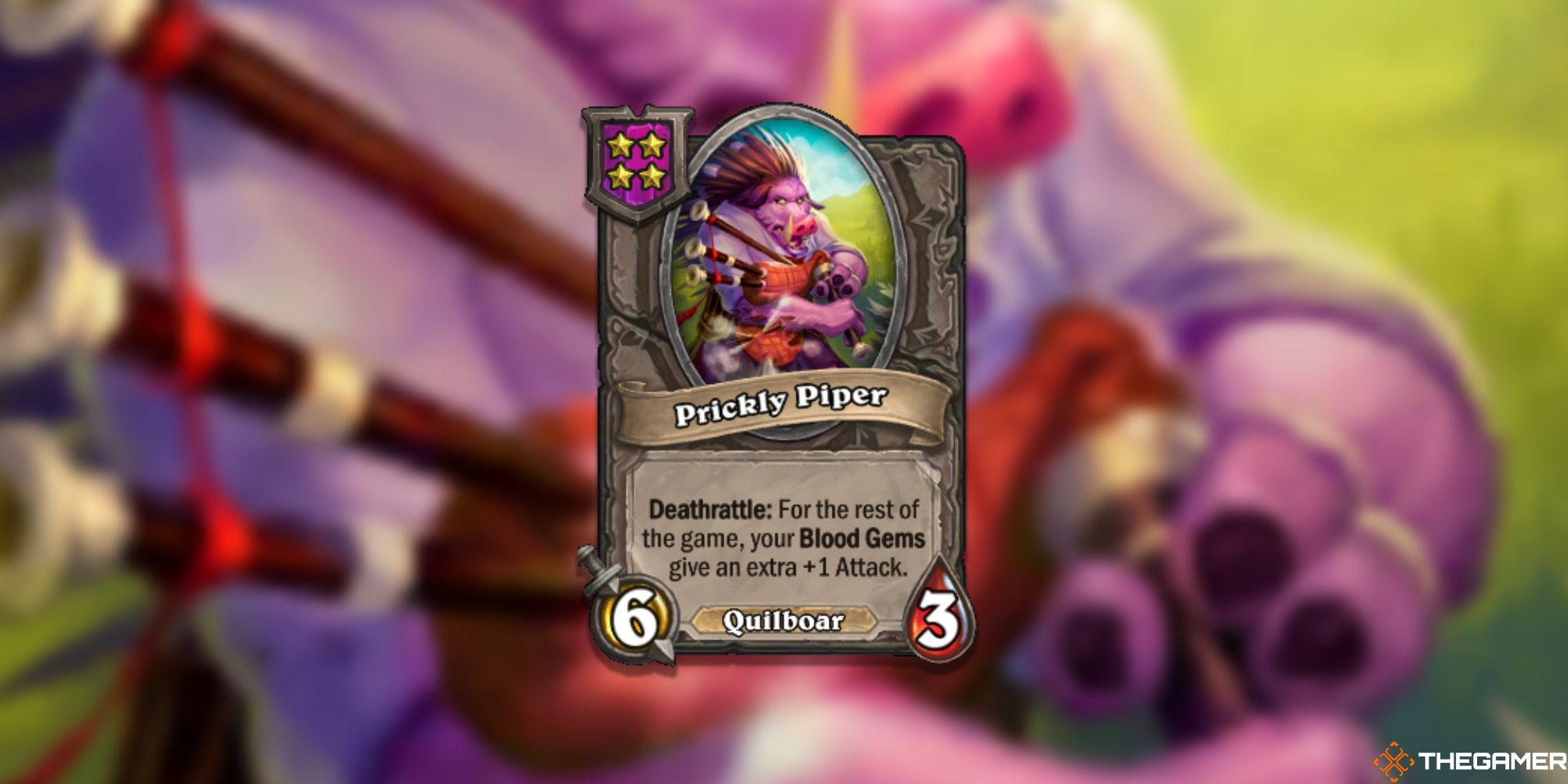 Prickly Piper Hearthstone Battlegrounds