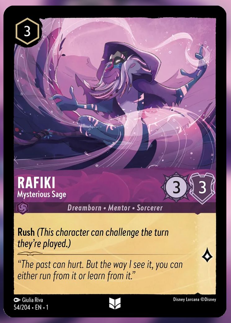 Rafiki, Mysterious Sage