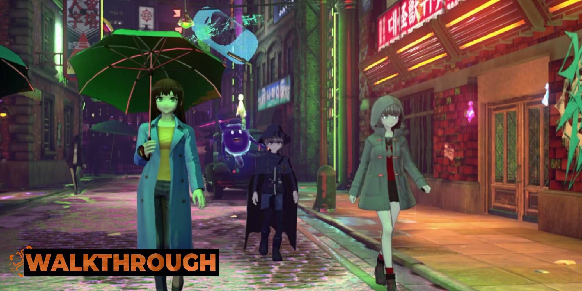 Yumi and Kurumi moving through Kanai Ward together
