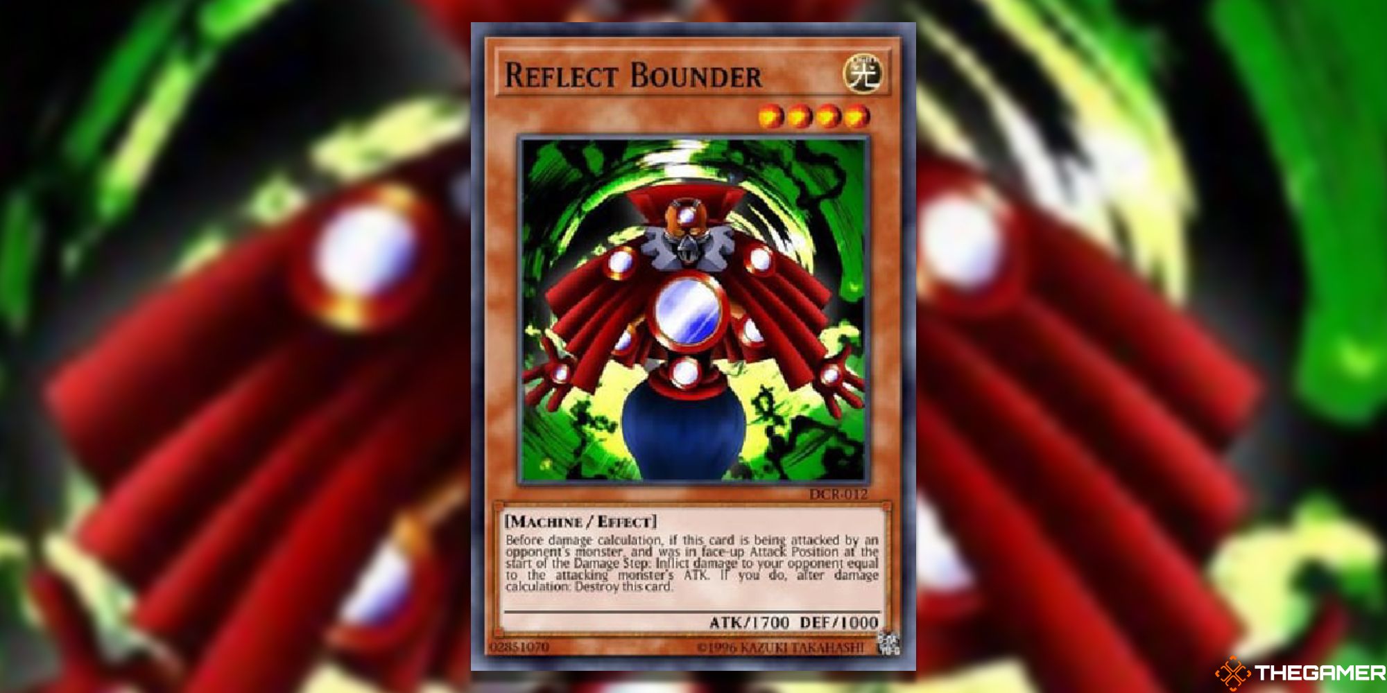 reflect bounderfull art with gaussian blur yugioh