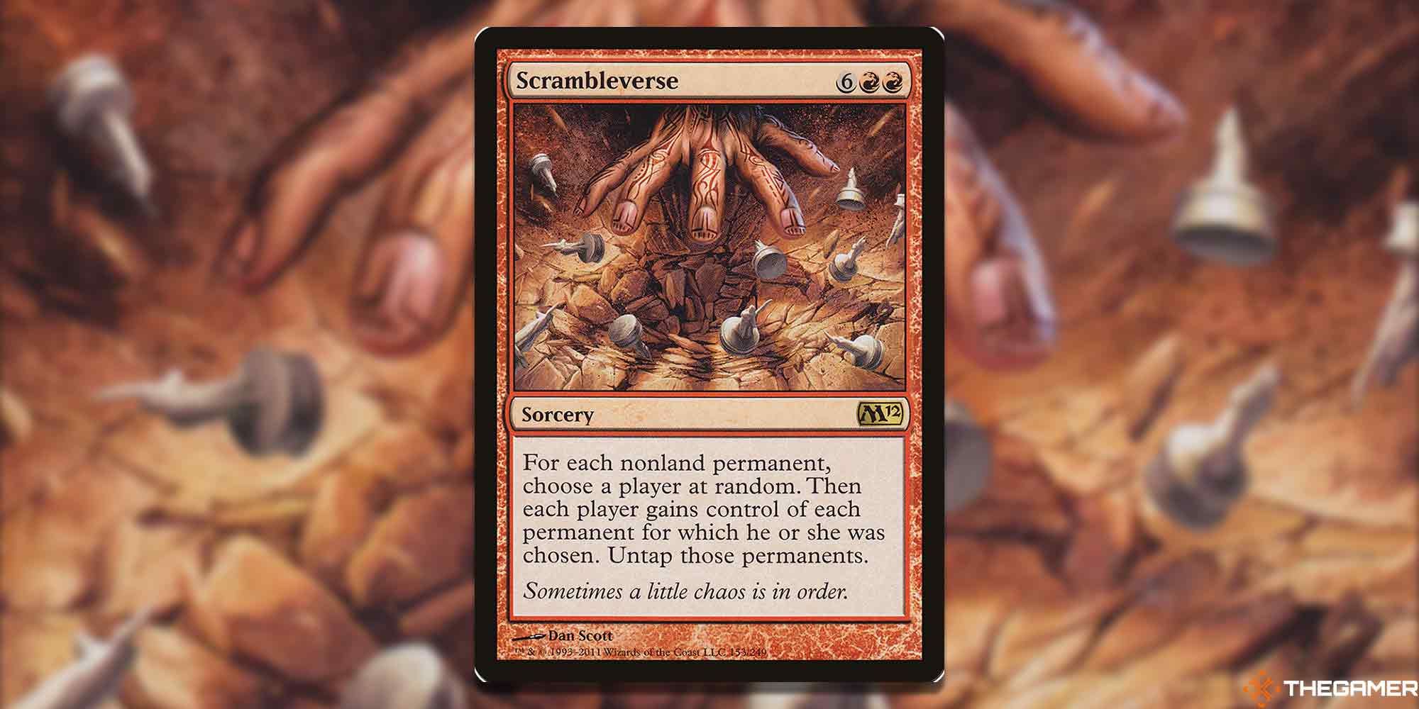 Scrambleverse card and artwork from Magic: The Gathering.