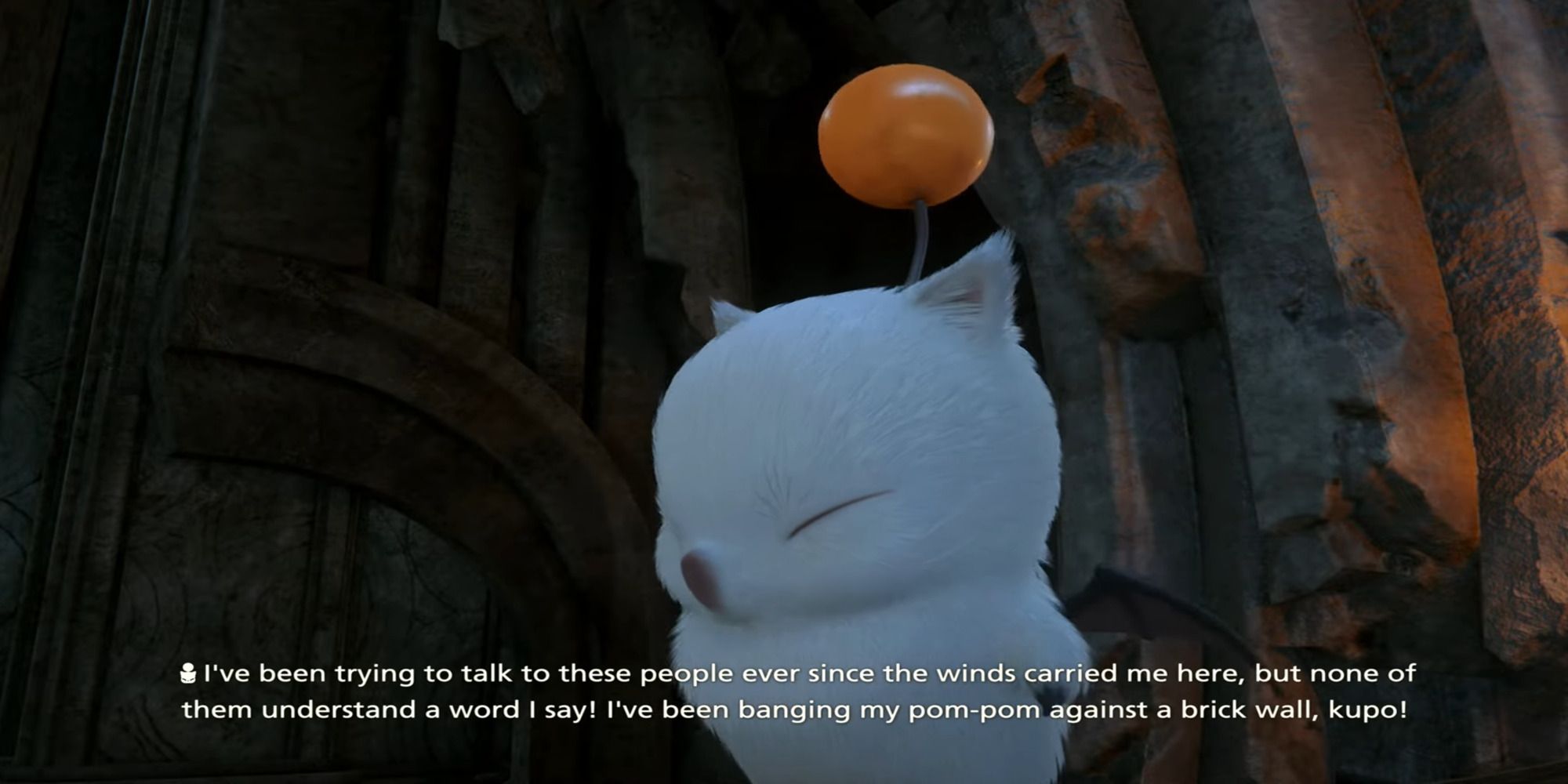 Nektar the Moogle from Final Fantasy 16