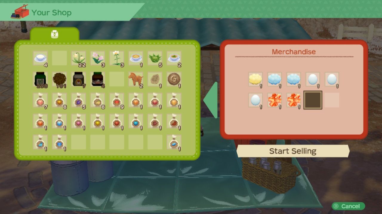 selecting inventory for a shop story of seasons a wonderful life how to run a shop