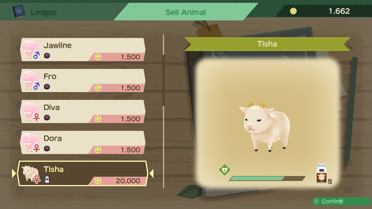 selling the goat story of seasons a wonderful life livestock guide
