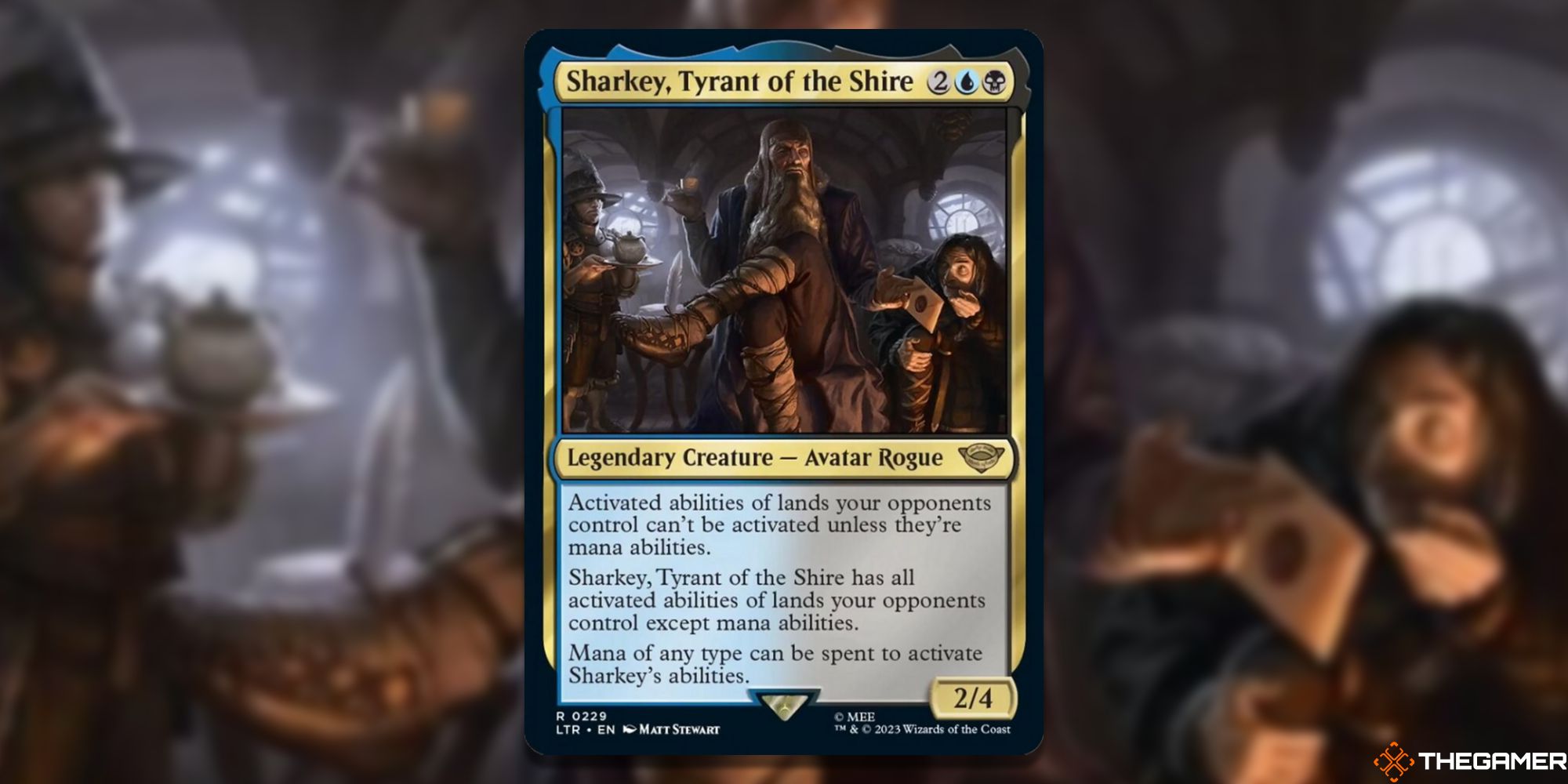 MTG: Sharkey, Tyrant of the Shire card