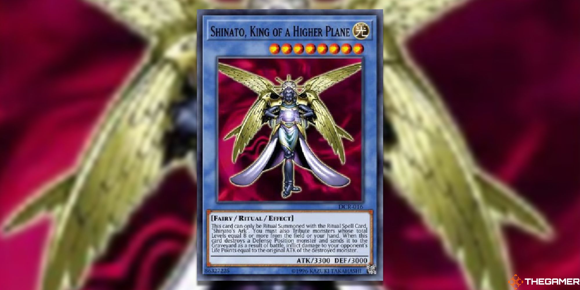shinato king of a higher planefull art with gaussian blur yugioh