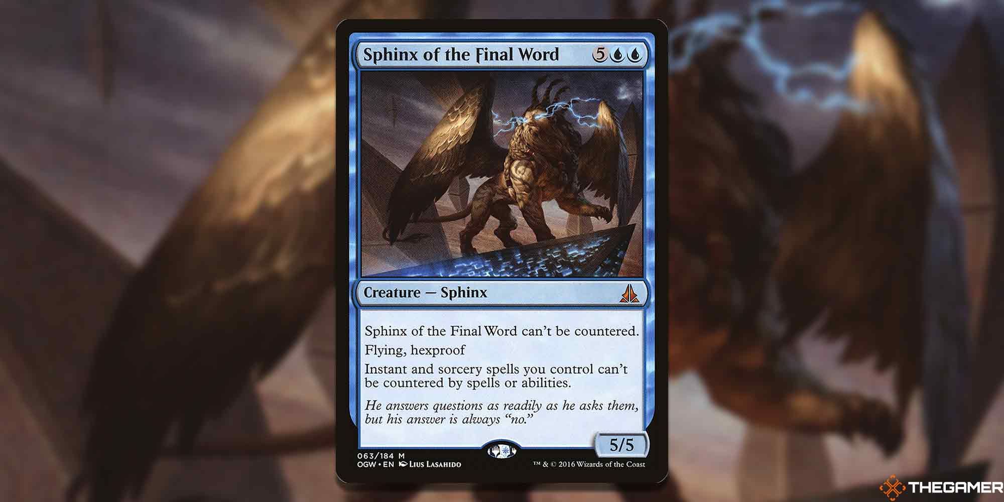 Sphinx Of The Final Word