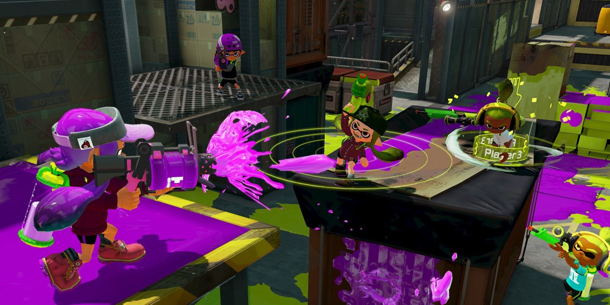 Splatoon Screenshot Of Ink Battle