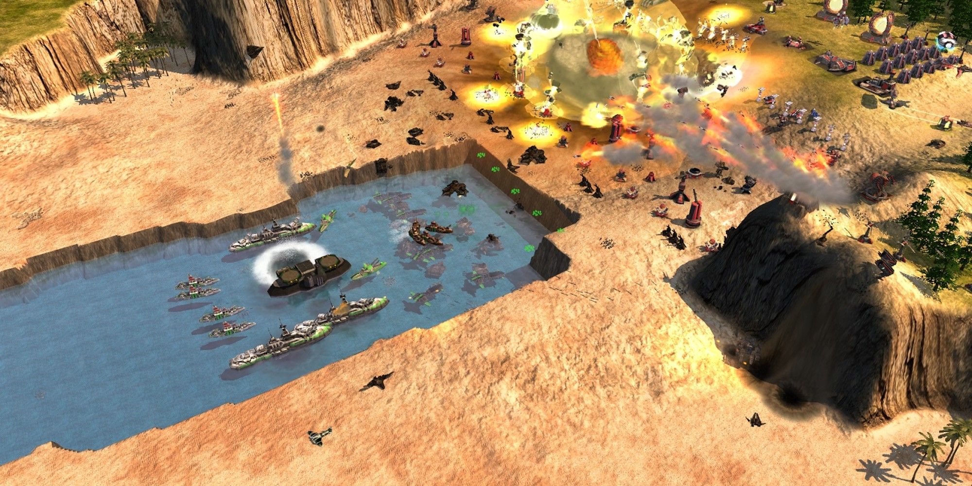 Spring Engine showing off it's Real Time Strategy roots in the gameplay
