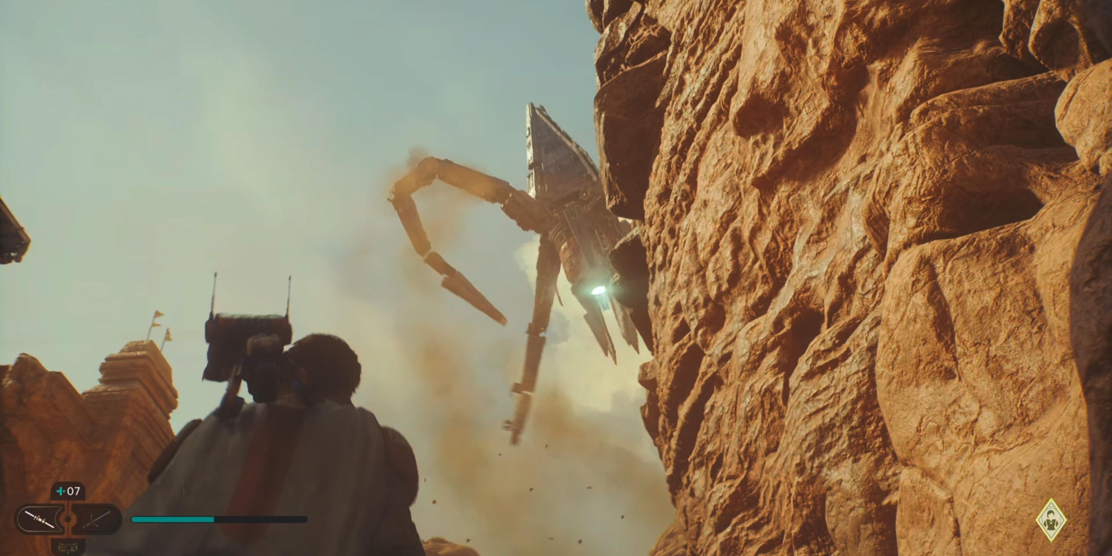 giant empire machine drilling into temple
