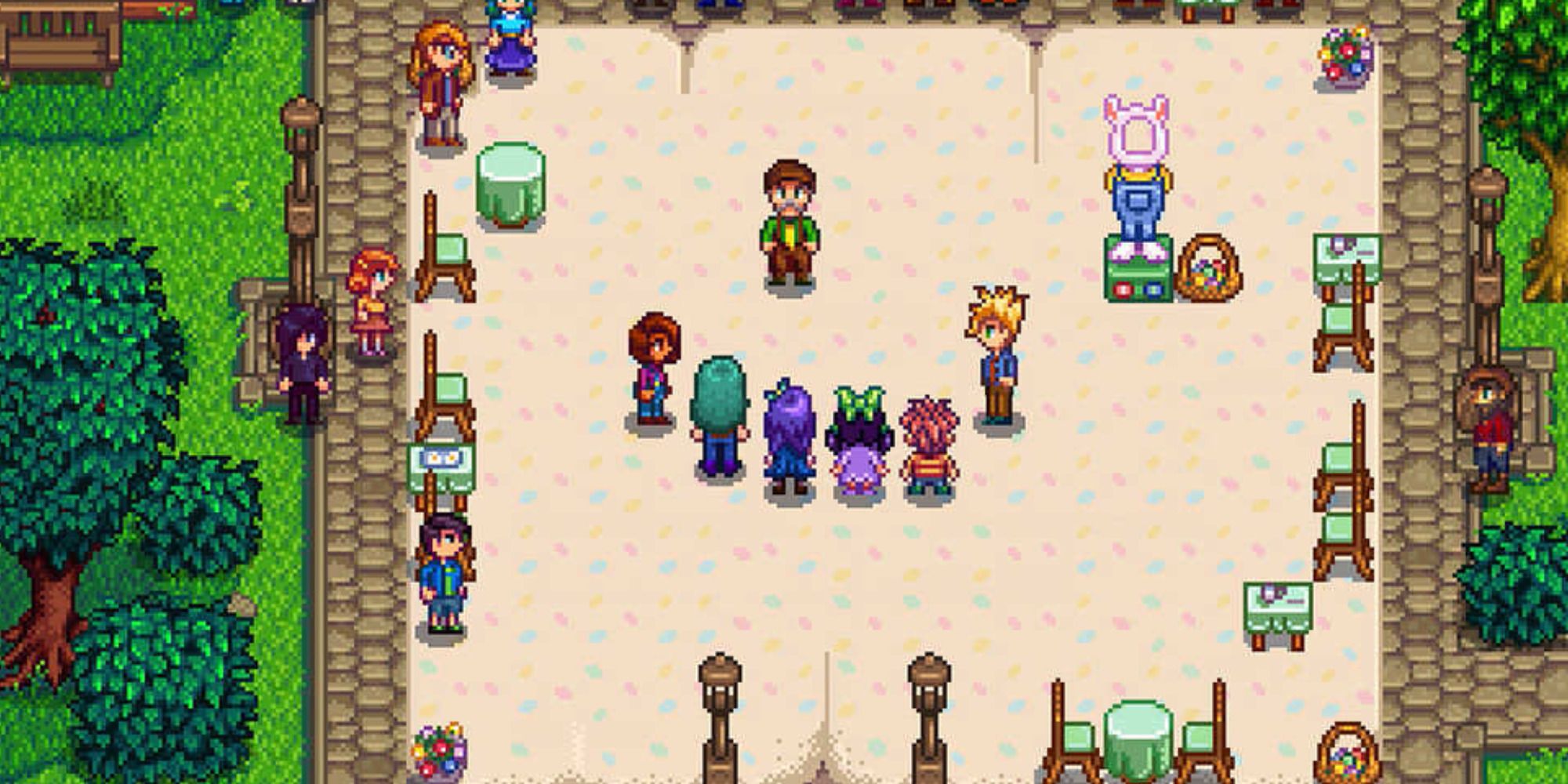 Stardew Valley bee houses on farm