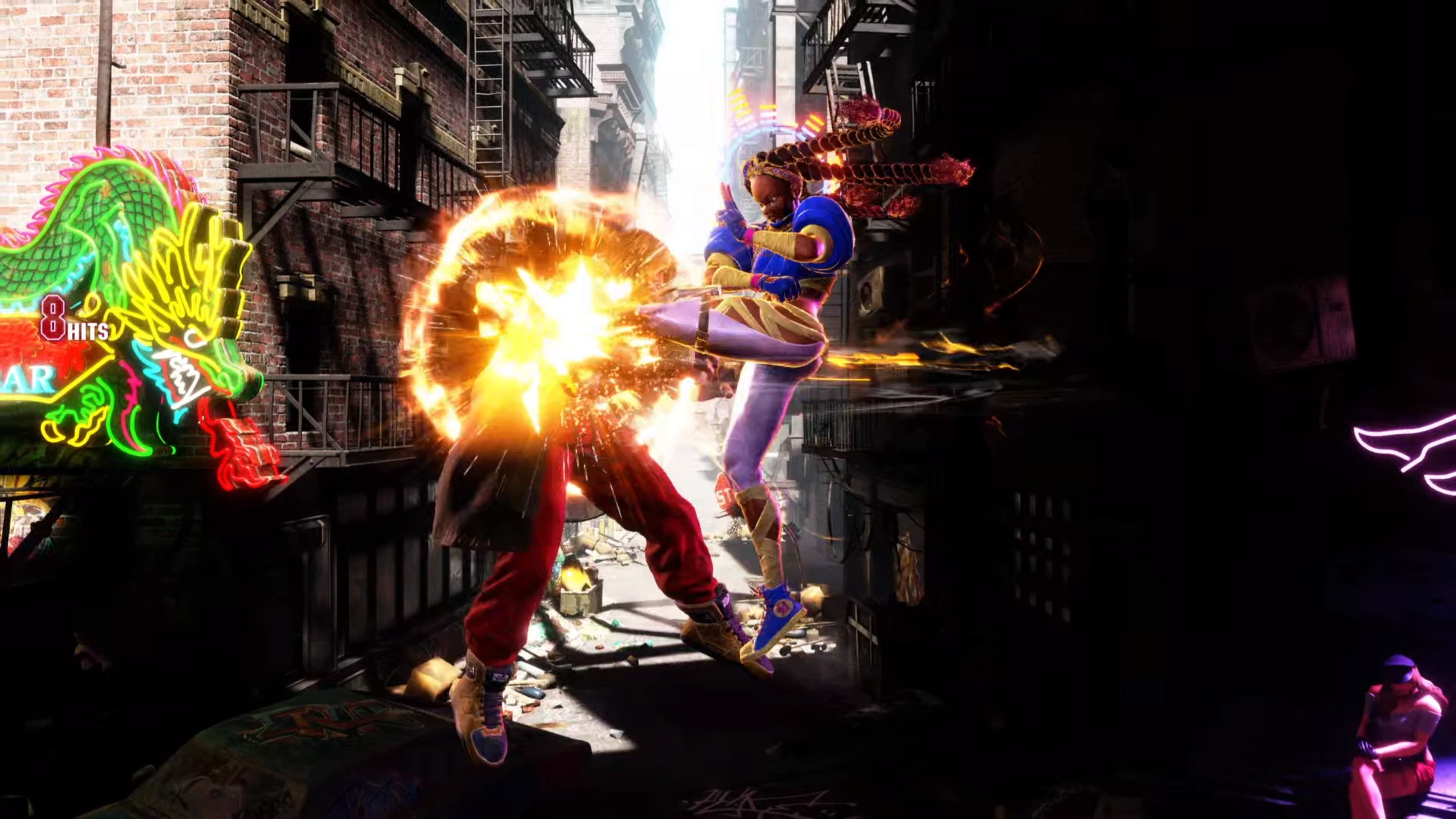 Street Fighter 6, Kimberly Guide, Kimberly landing her airborn Senpukyak