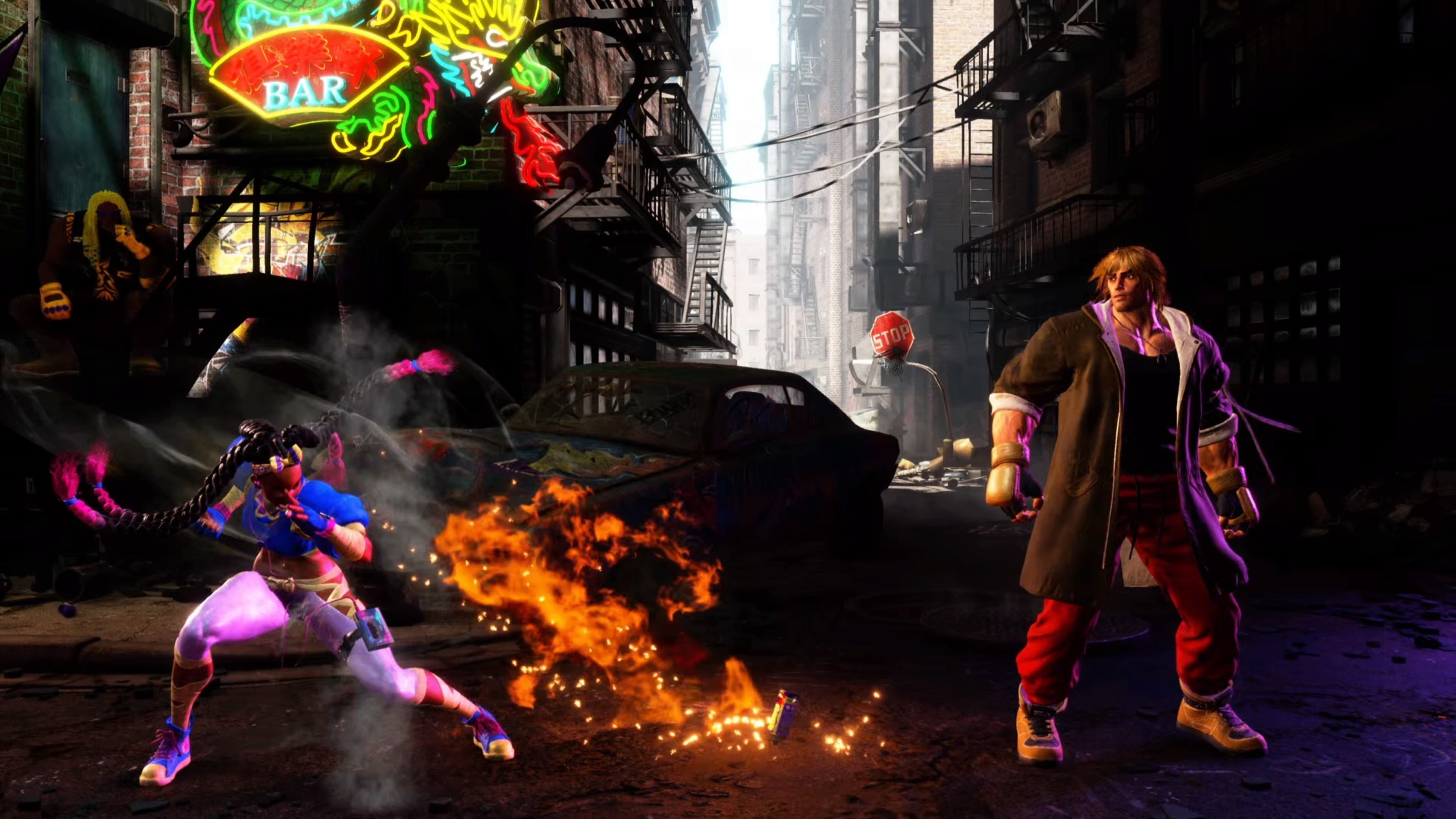 Street Fighter 6, Kimberly Guide, Kimberly throwing down the spray can