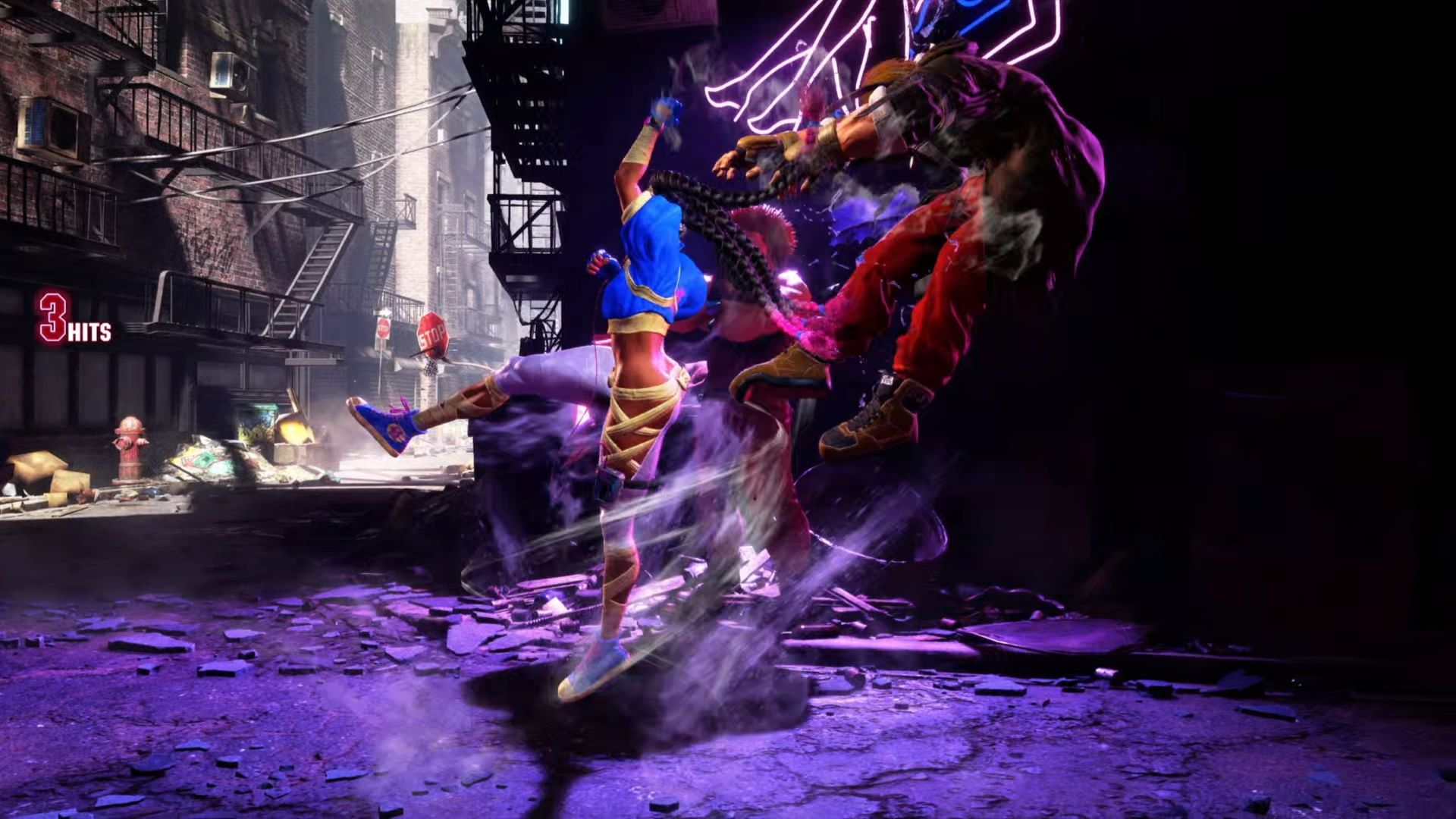 Street Fighter 6, Kimberly Guide, Landing an uppercut on Ken