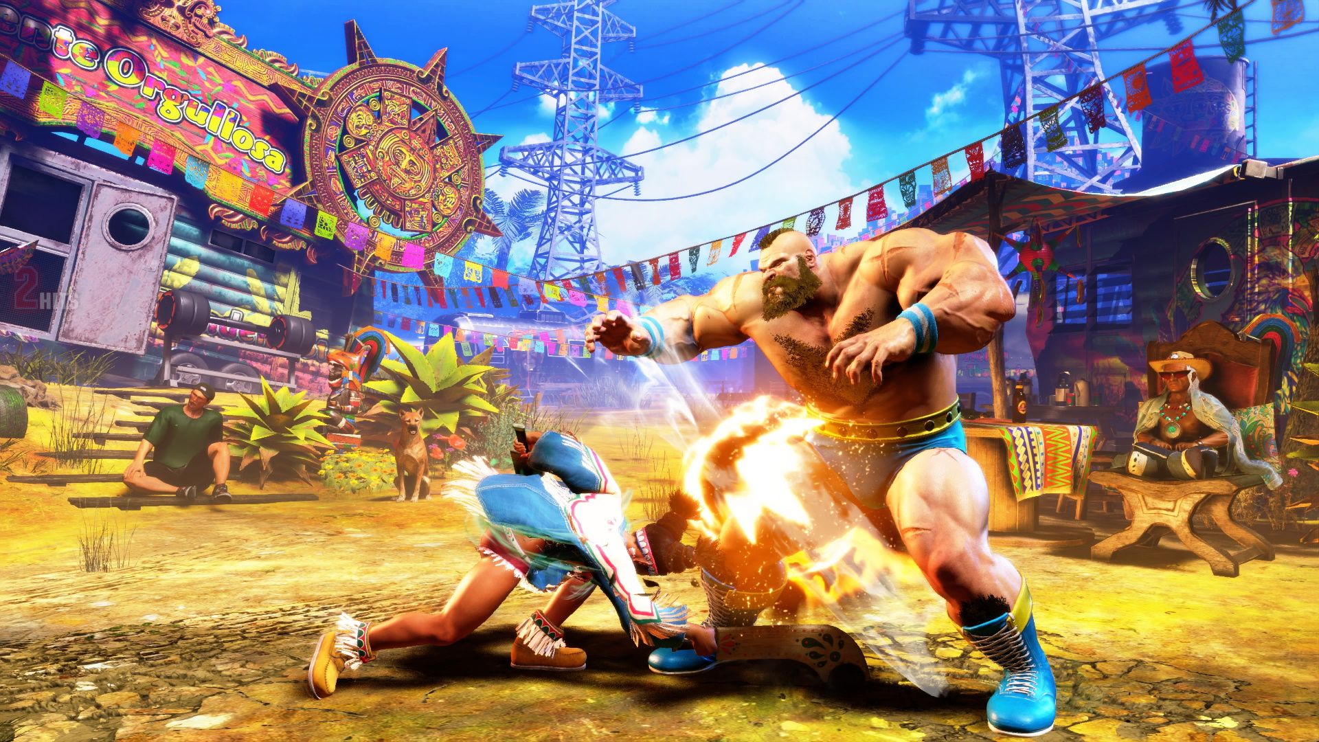 Street Fighter 6, Lily Guide, Lily landing a crouching heavy punch